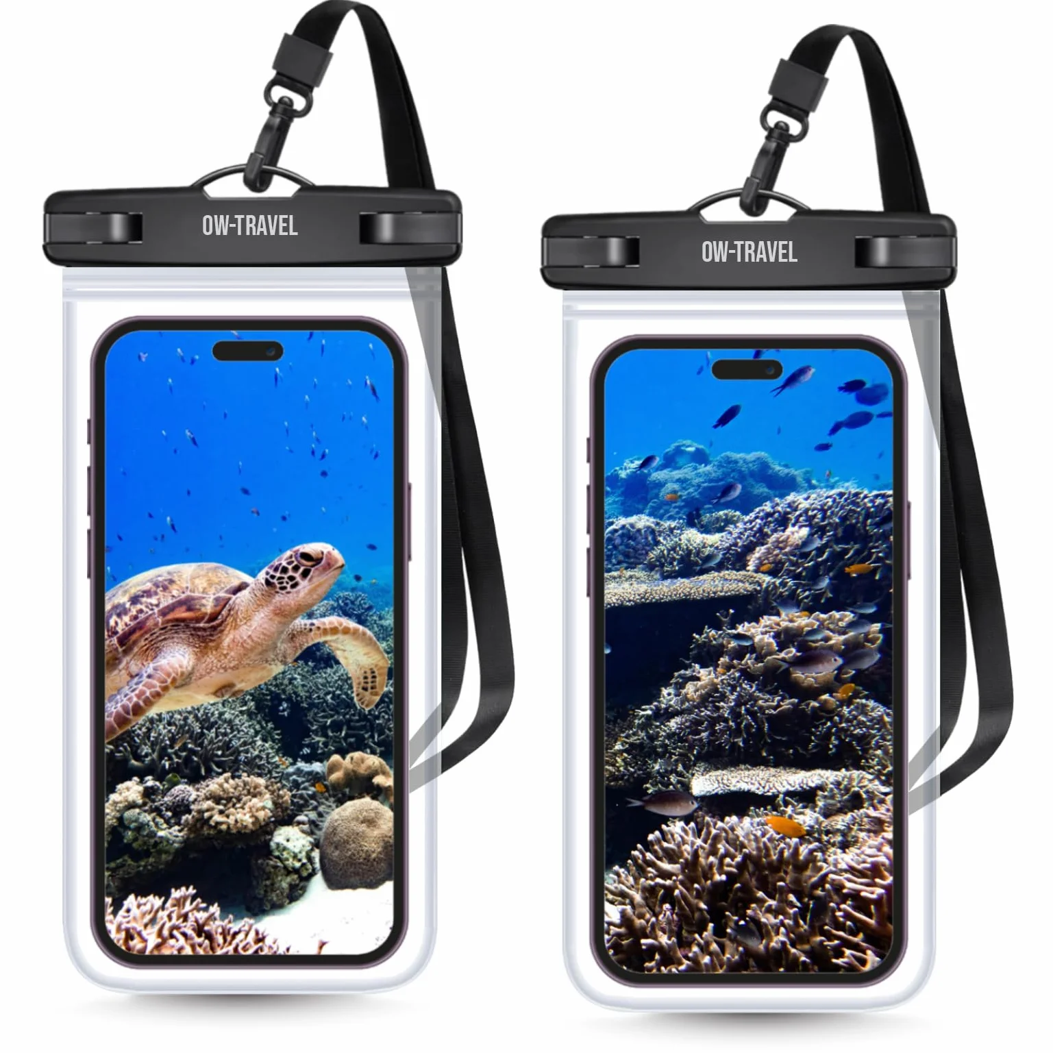 Pokrowiec Wodoodporny IPX8 na Telefon do Pływania dla iPhone 16-11 Samsung Huawei 7"