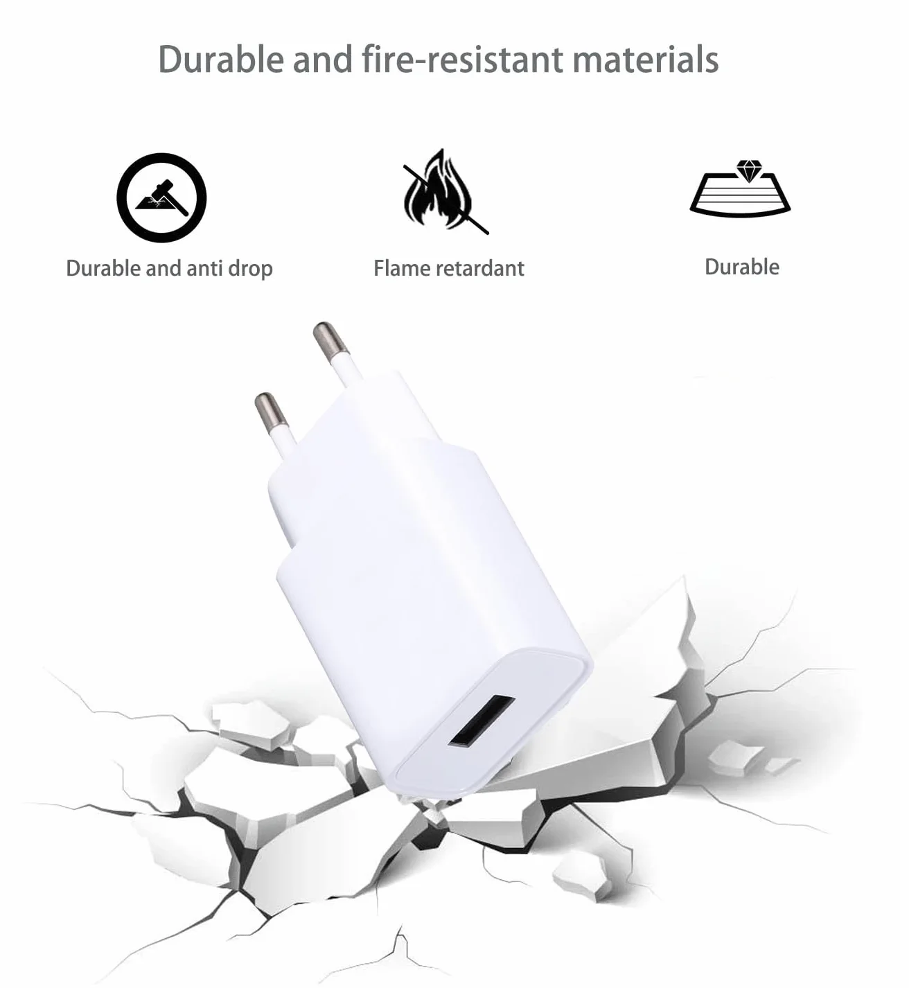 Ładowarka USB 5 V/1 A 2-pak adapter sieciowy