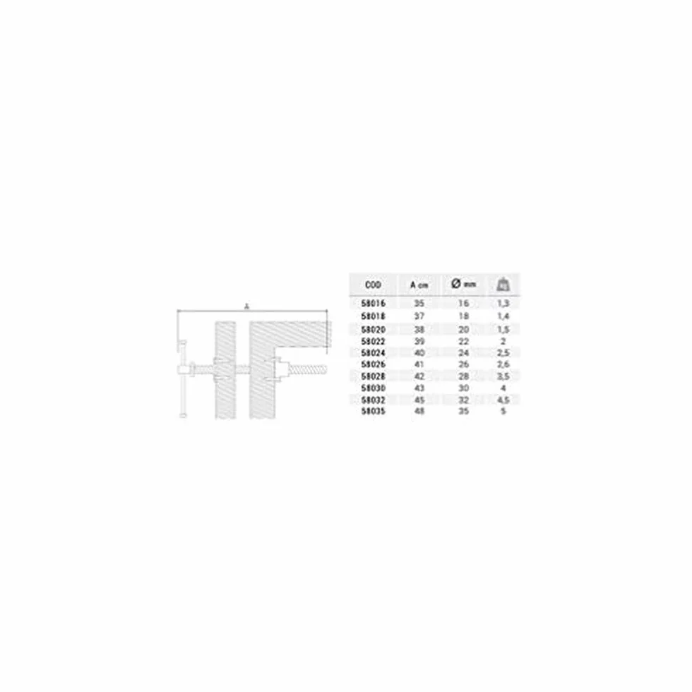 Piher - stolarki stolarki przedniego wrzeciona 18 mm