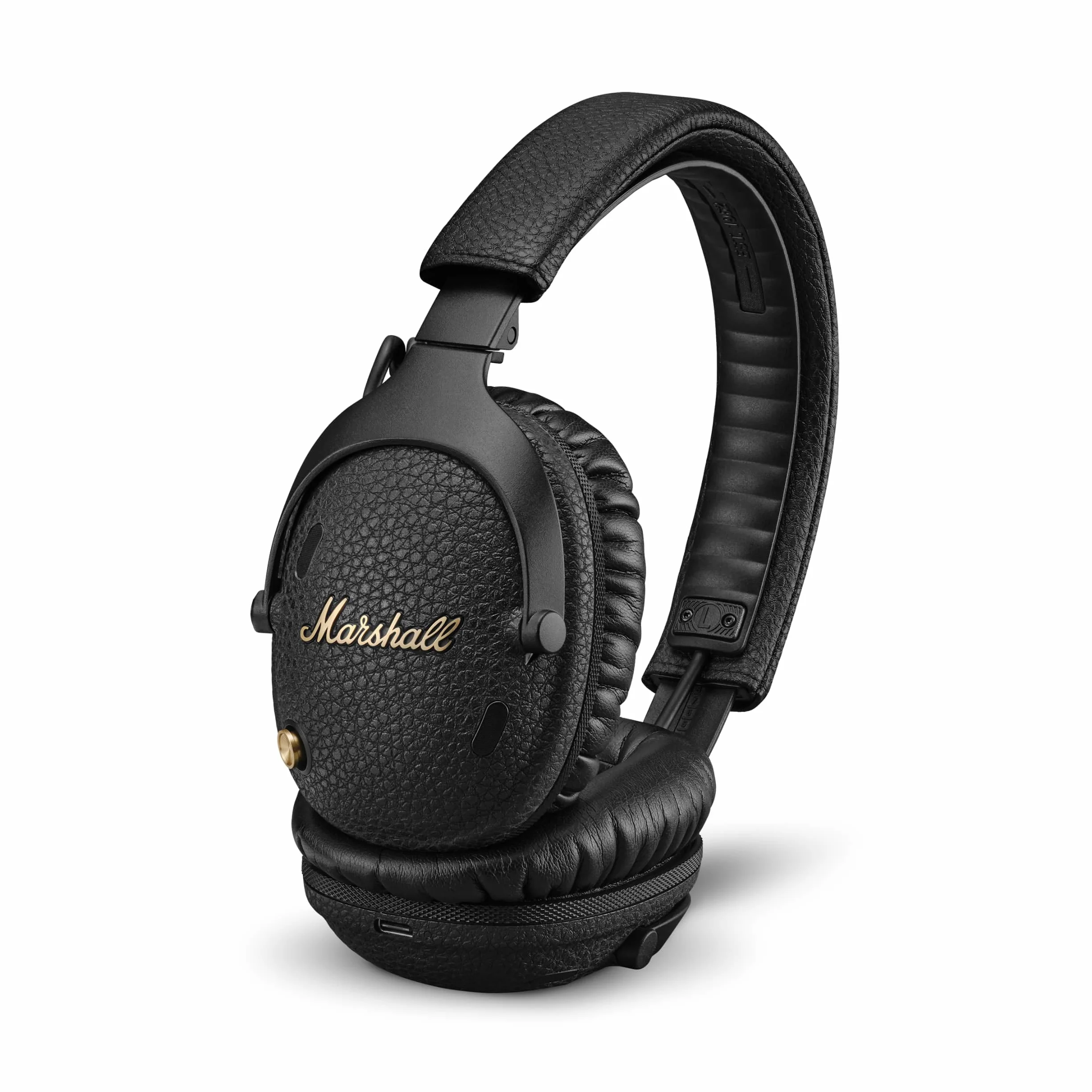 Marshall Monitor III ANC Bezprzewodowe słuchawki Bluetooth z aktywną redukcją szumów, czas odtwarzania 70 godzin - czarne