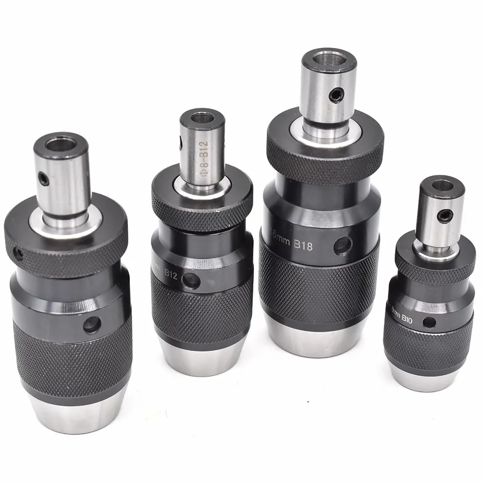 Zestaw bezkluczykowego uchwytu wiertarskiego z adapterem do B10, B12, B16, B18 - samozaciskowy uchwyt gwintowany do frezu 1 szt.(Inner hole 16mm-B16)