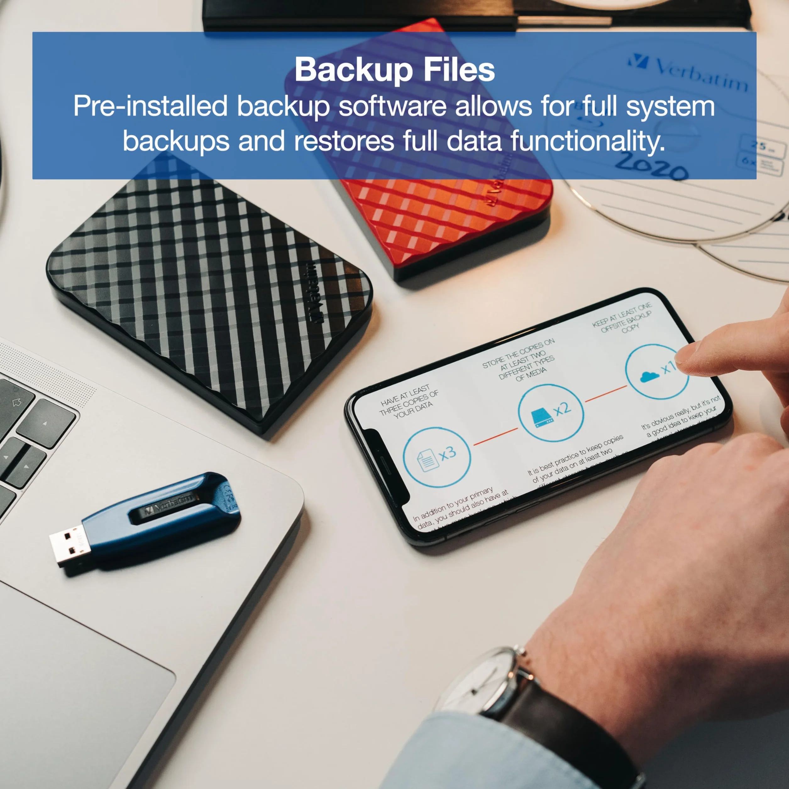 Verbatim Store 'n' Go SuperSpeed 1 TB zewnętrzny dysk twardy USB 3.0 czarny przenośny