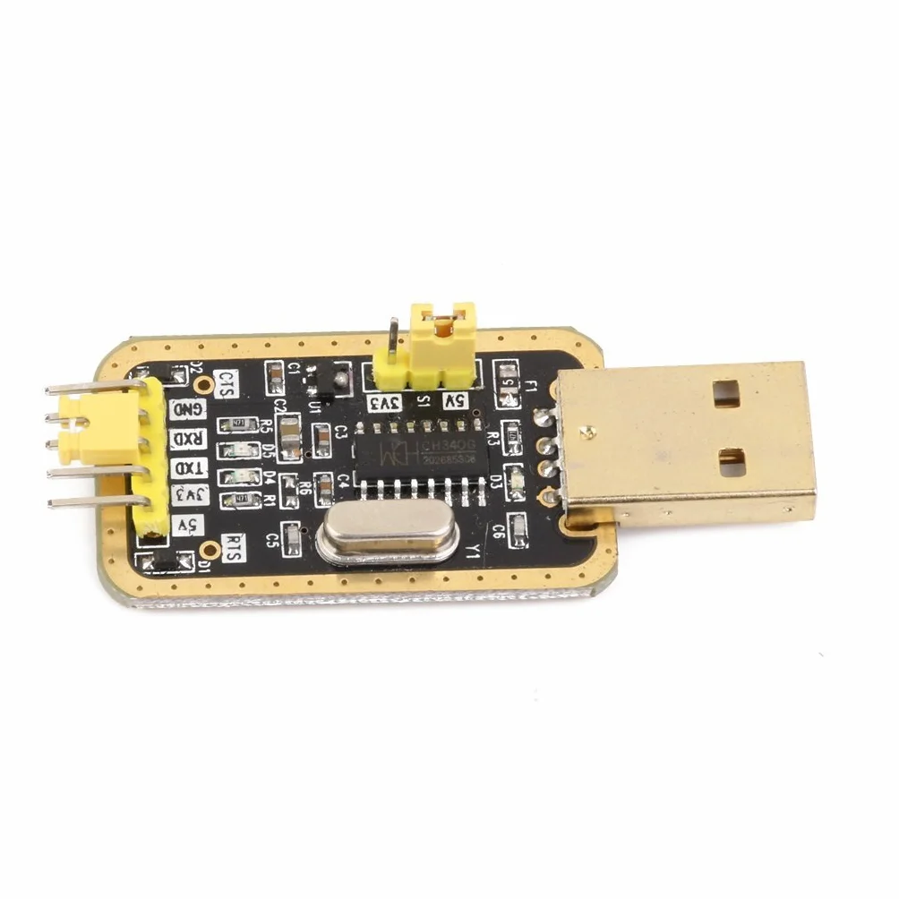 DollaTek 3.3V/5V USB na szeregowy adapter konwertera TTL H340G UART z?oty modu?