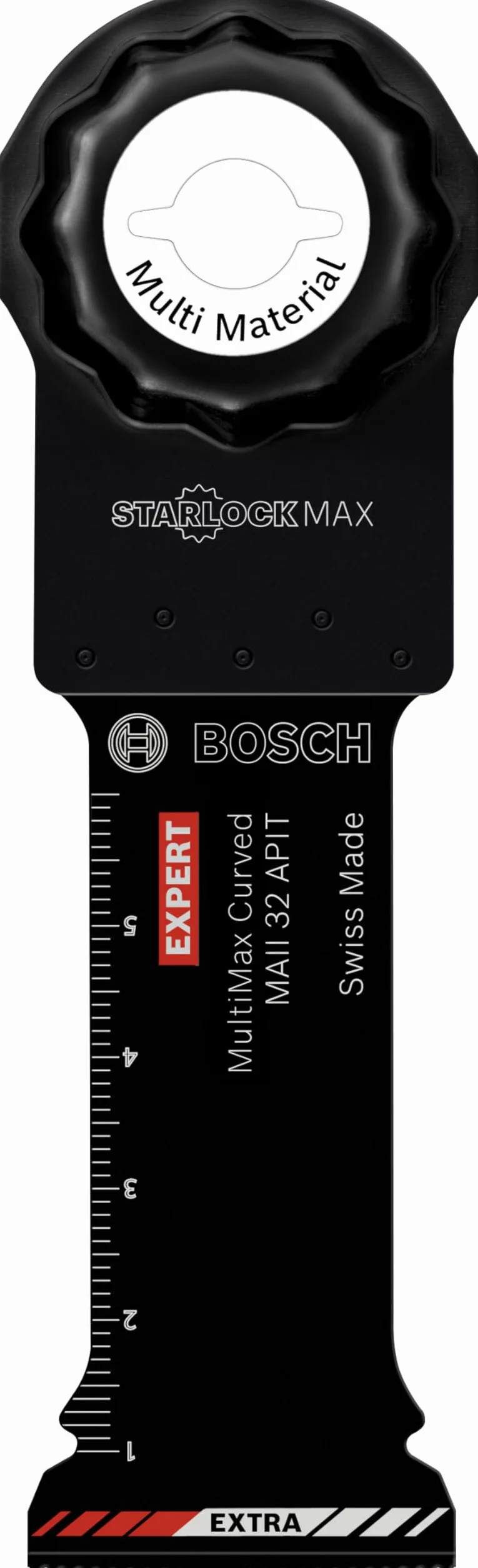 Bosch Professional 1x Brzeszczoty do cięcia wgłębnego EXPERT MultiMax MAII 32 APIT do Blachy ze stali nierdzewnej; Tworzywa włókniste GFK, CFK; Płyty z cementem włóknistym; Cegła, Szerokość 32 mm