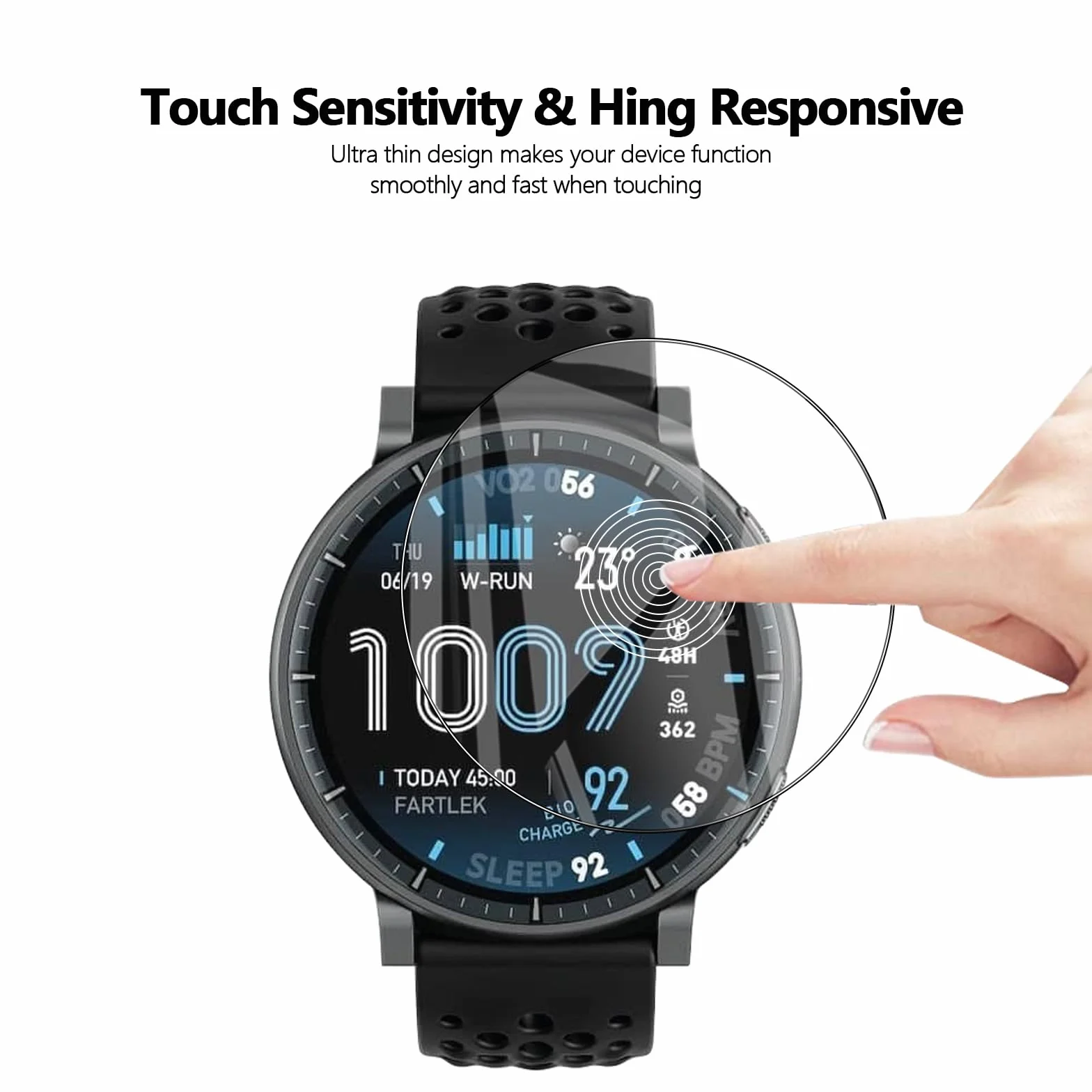 Ochraniacz ekranu do Amazfit Active MAX 4-pak TPU folia ochronna