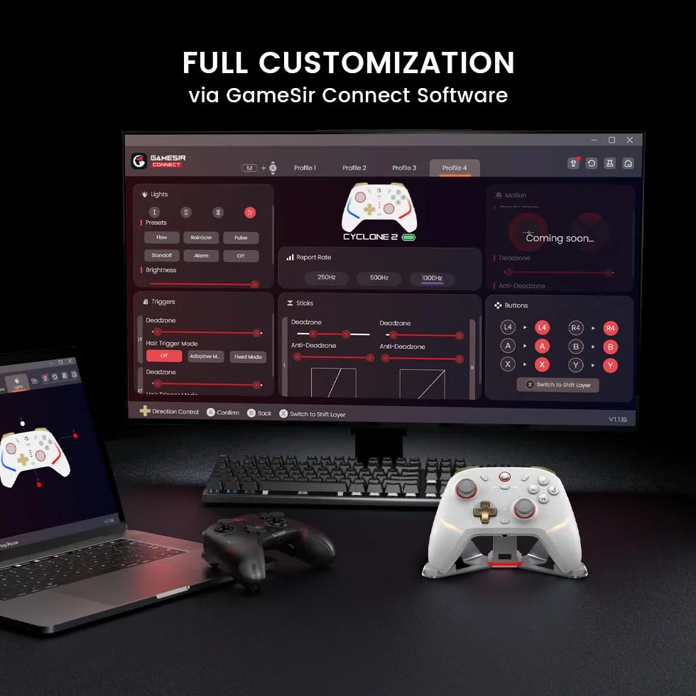 GameSir Cyclone 2 Bundle Czarny