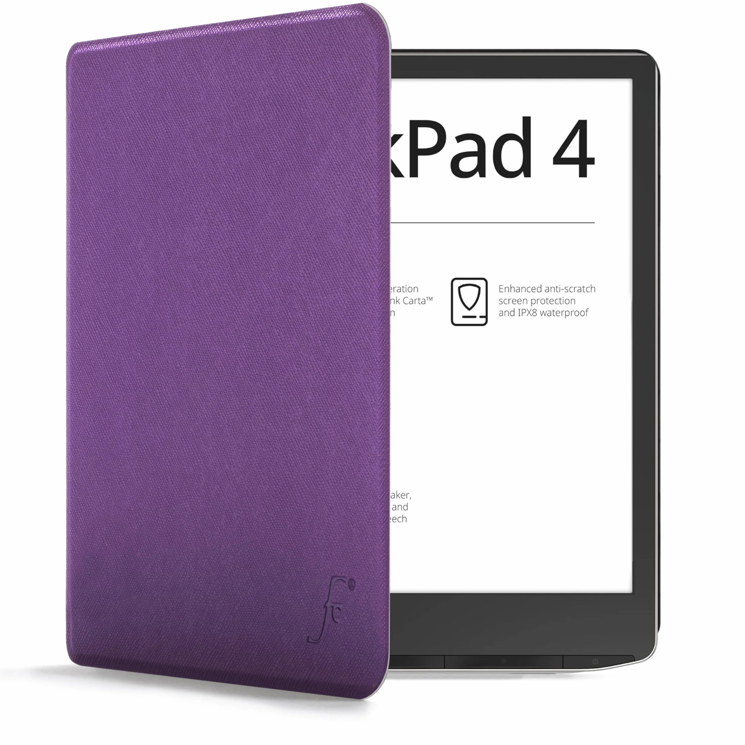 Forefront Cases Etui do PocketBook InkPad 4, InkPad Color 3 i 2 - Lekkie PocketBook InkPad 4, InkPad Color 3 i 2 Etui - Purpurowy - Smukłe i Lekkie, Automatycznie Budzi/Spać, Ochronne Okładka