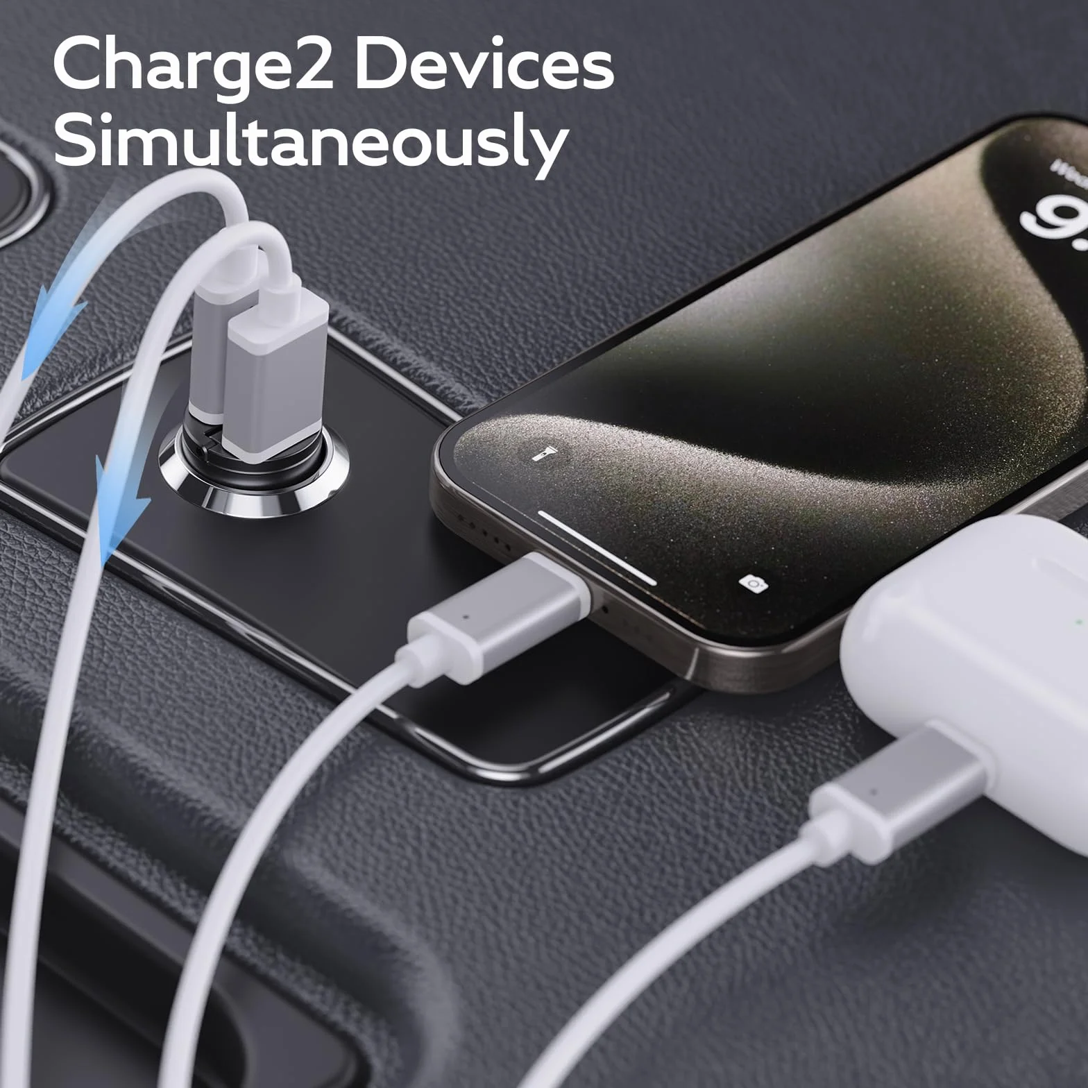 Wicked Chili 45W USB ładowarka samochodowa szybka podwójny adapter do zapalniczki 12V