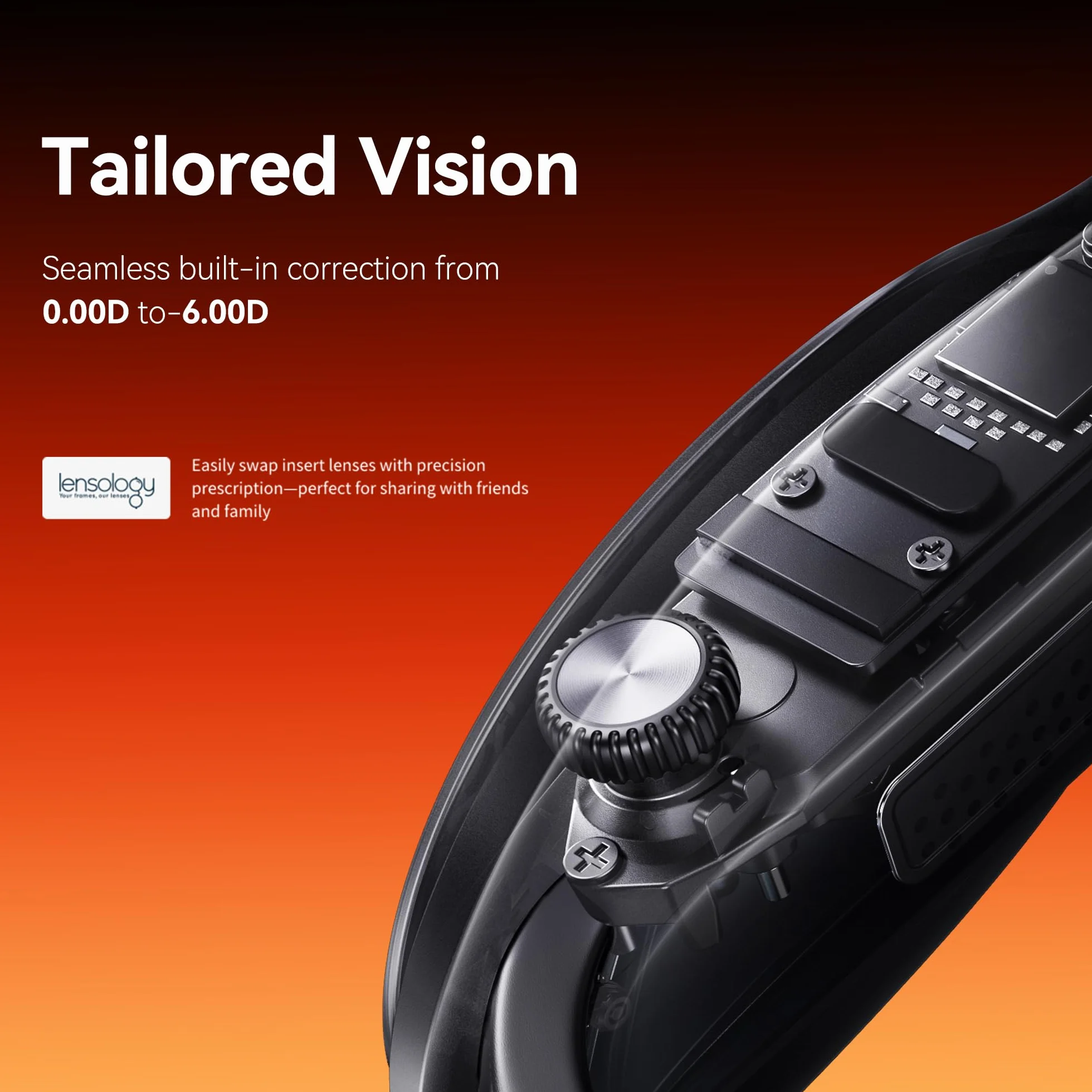 Rokid Joy 2 Max 2 AR okulary czarne 215" wyświetlacz 50° FOV 600 nitów