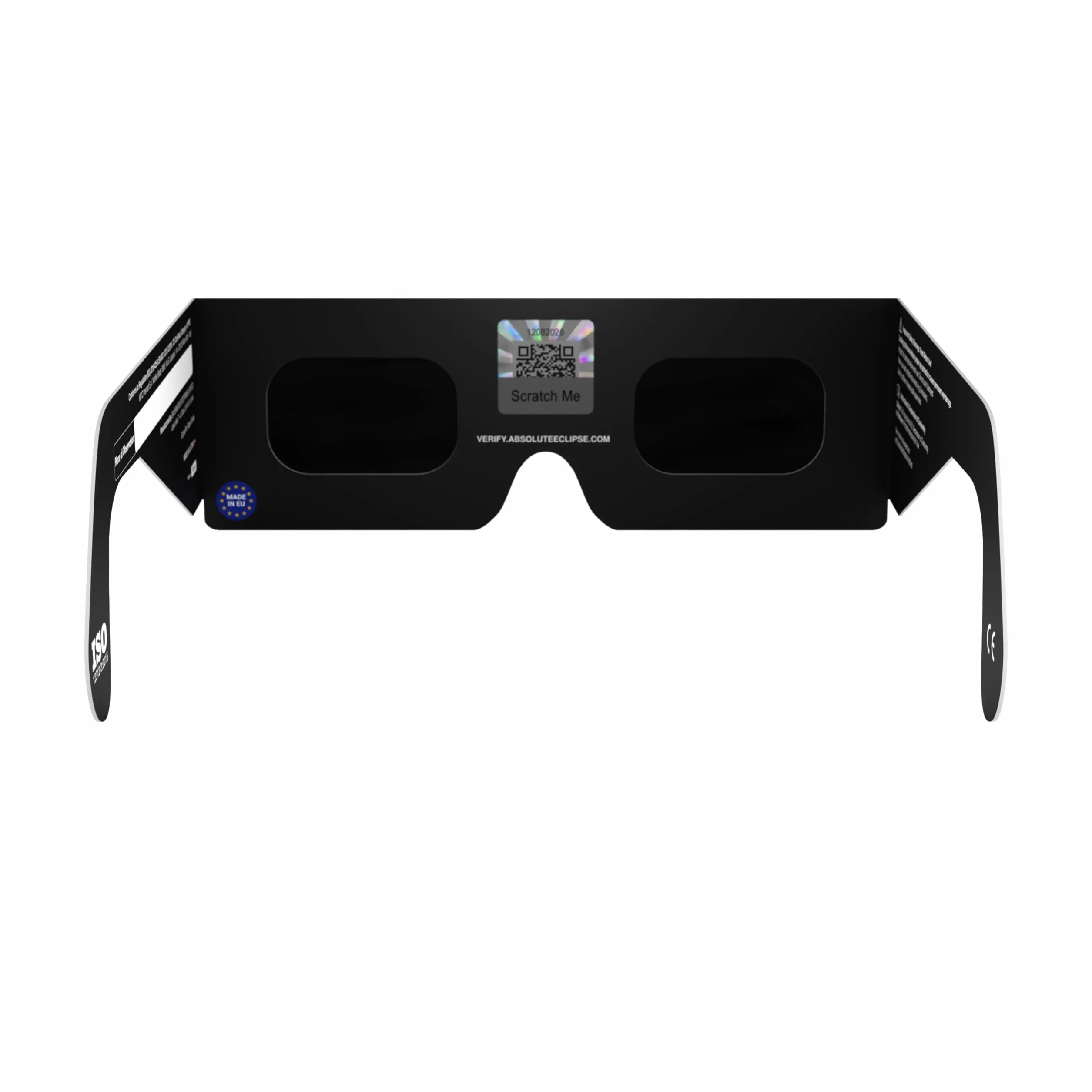 Absolute Eclipse Zabawne okulary do zaćmienia słońca hurtowo - testowane przez ISO 12312-2 i certyfikat CE - zalecany przez AAS producent UE - 2026 Eclipse Europe