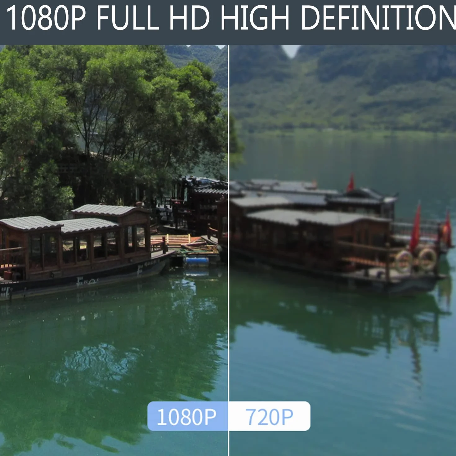 Adapter HDMI na VGA 1080P 60Hz z Kablem Audio 3,5 mm – Konwerter