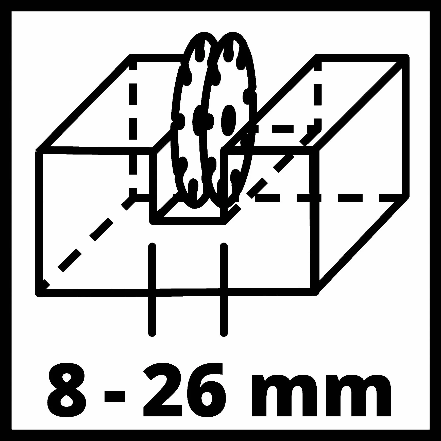Einhell TC-MA 1300 Rowek ścienny (napięcie 230 V, moc 1320 W, min. 9000 obrotów, 2 tarcze tnące Ø125 x ø22,2 mm, głębokość 8-30 mm, szerokość 8-26 mm)