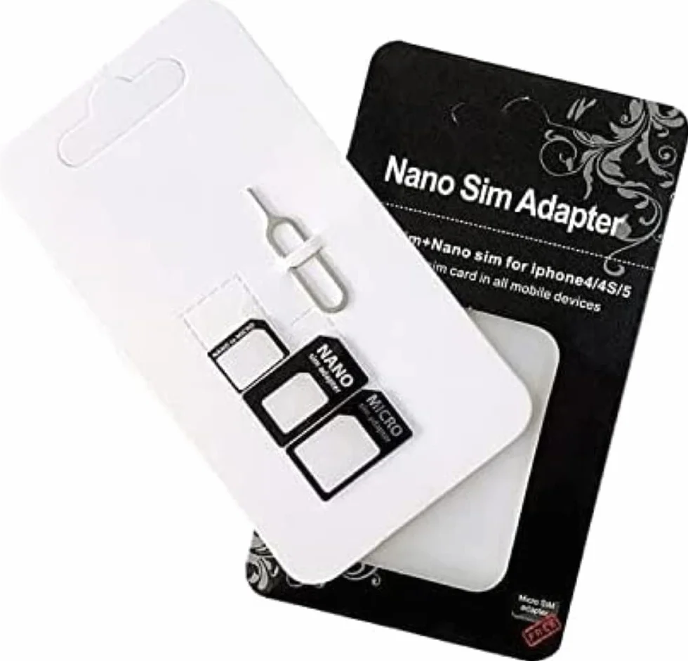 Adapter noosy 3 w 1 Nano SIM Micro SIM SIM czarny