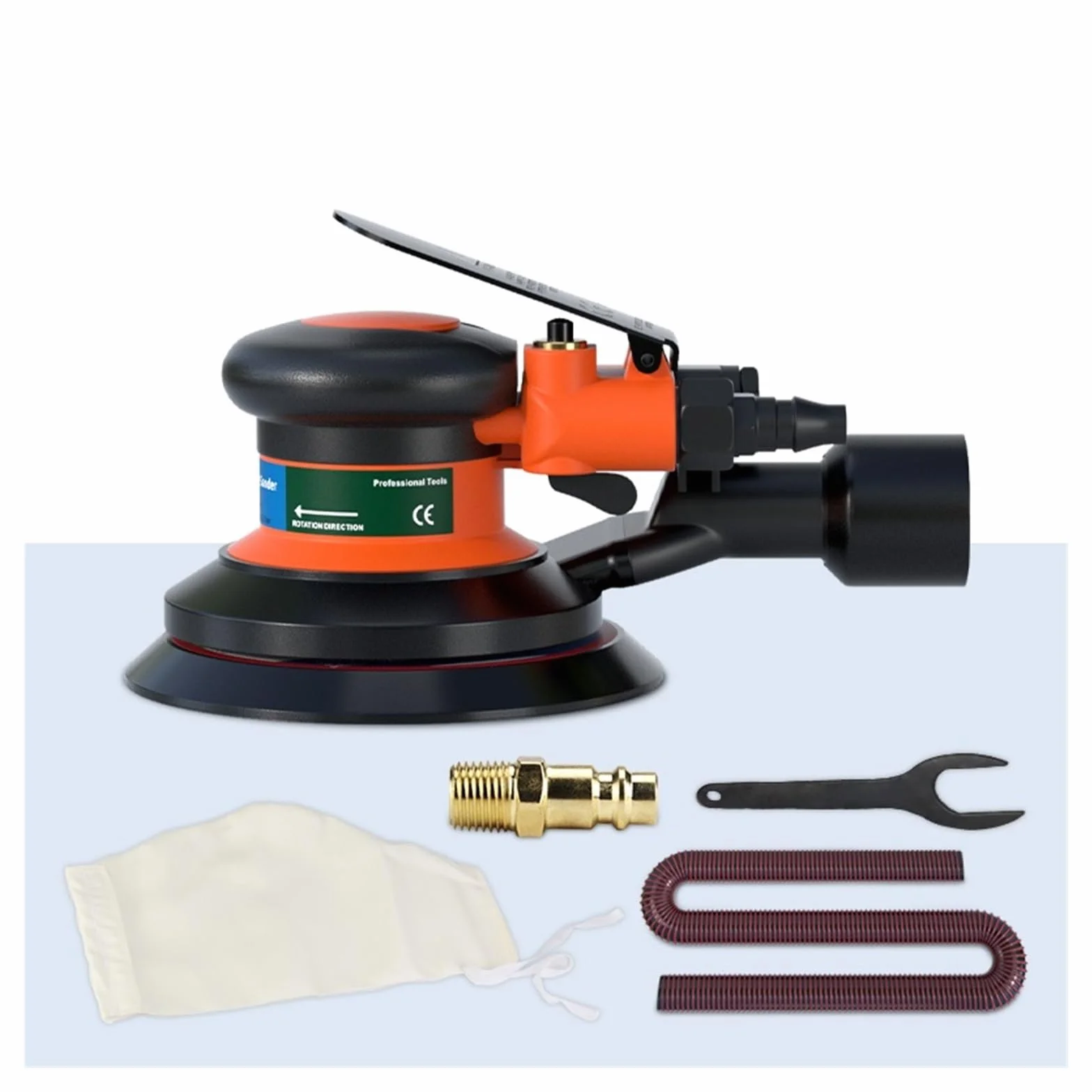 Polerka na Mokro, Pneumatyczna szlifierka oscylacyjna pneumatyczna 125mm/150mm próżniowe mimośrodowe polerowanie/szlifierka narzędzia pneumatyczne | 5 In Vacuum Sander