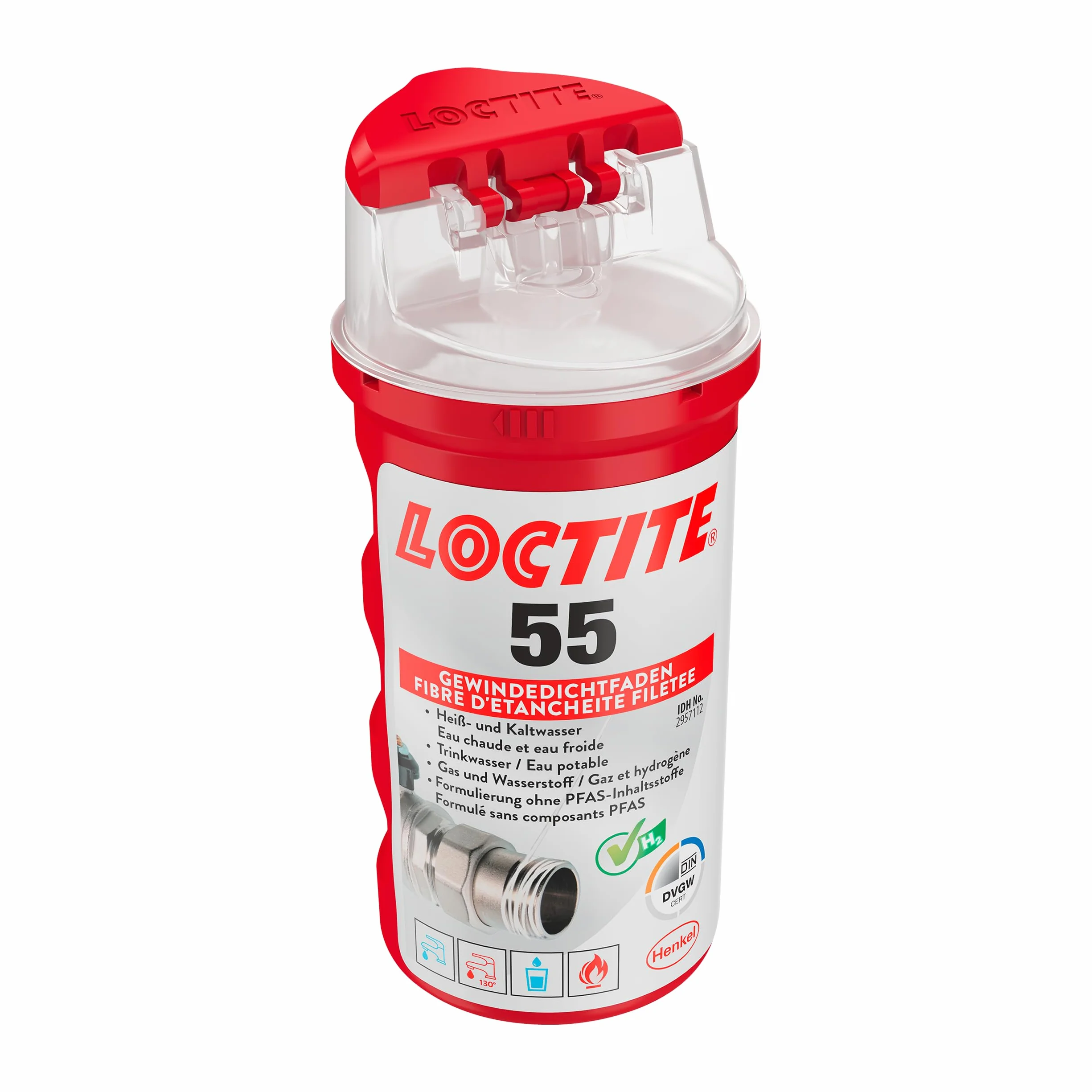 Loctite 55 2957112 Nić Uszczelniająca, Biały, 160 m