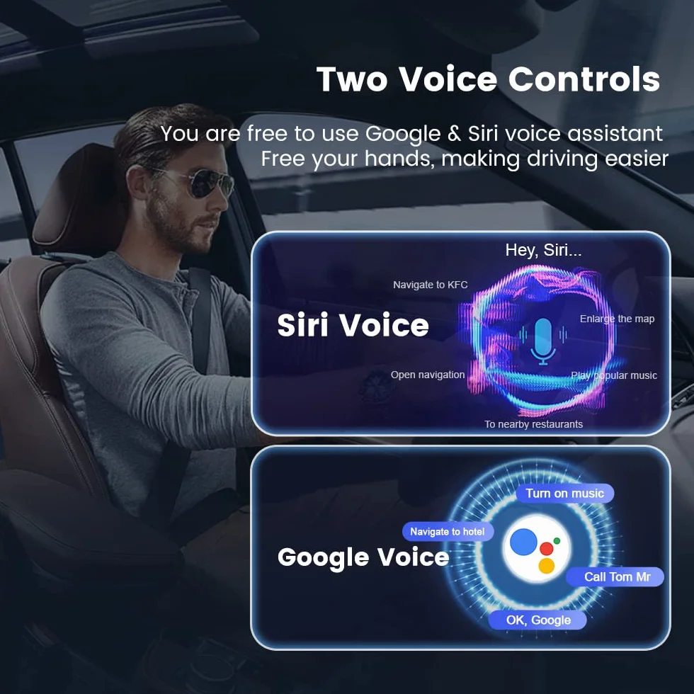 CarlinKit 5.0 Adapter Bezprzewodowy Podwójnej Konwersji do CarPlay Android Auto
