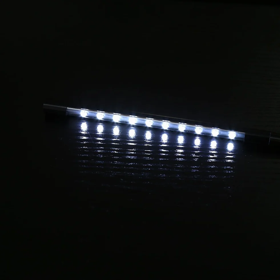 Klawiatura USB z lampką do czytania, 10 mini LED, elastyczna szyja łabędzia, przenośna
