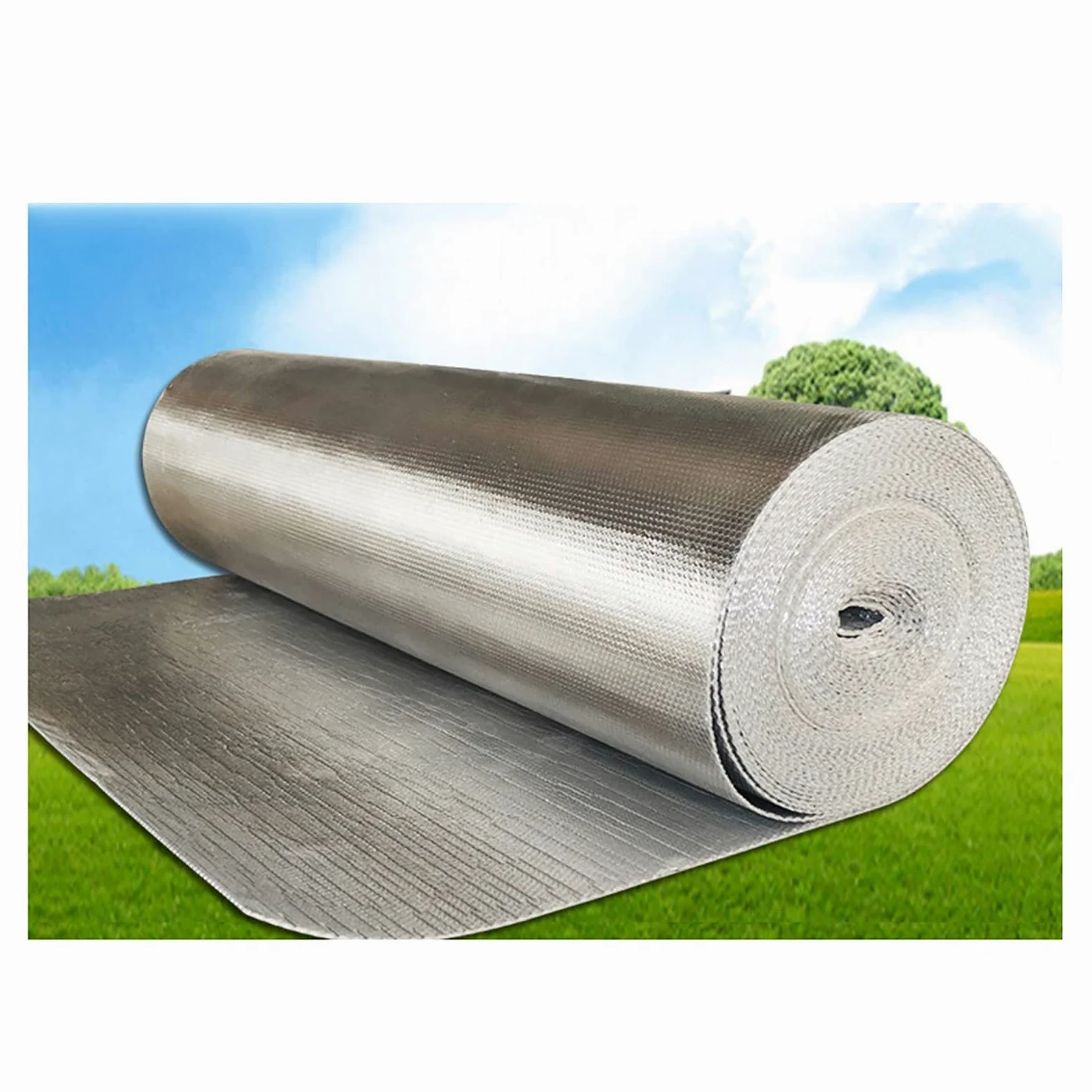 Folia izolacyjna, folia izolacyjna, folia bąbelkowa, rolka izolacyjna do grzejników, folia aluminiowa, warstwa odblaskowa, bariera odbijająca ciepło, energooszczędna i
