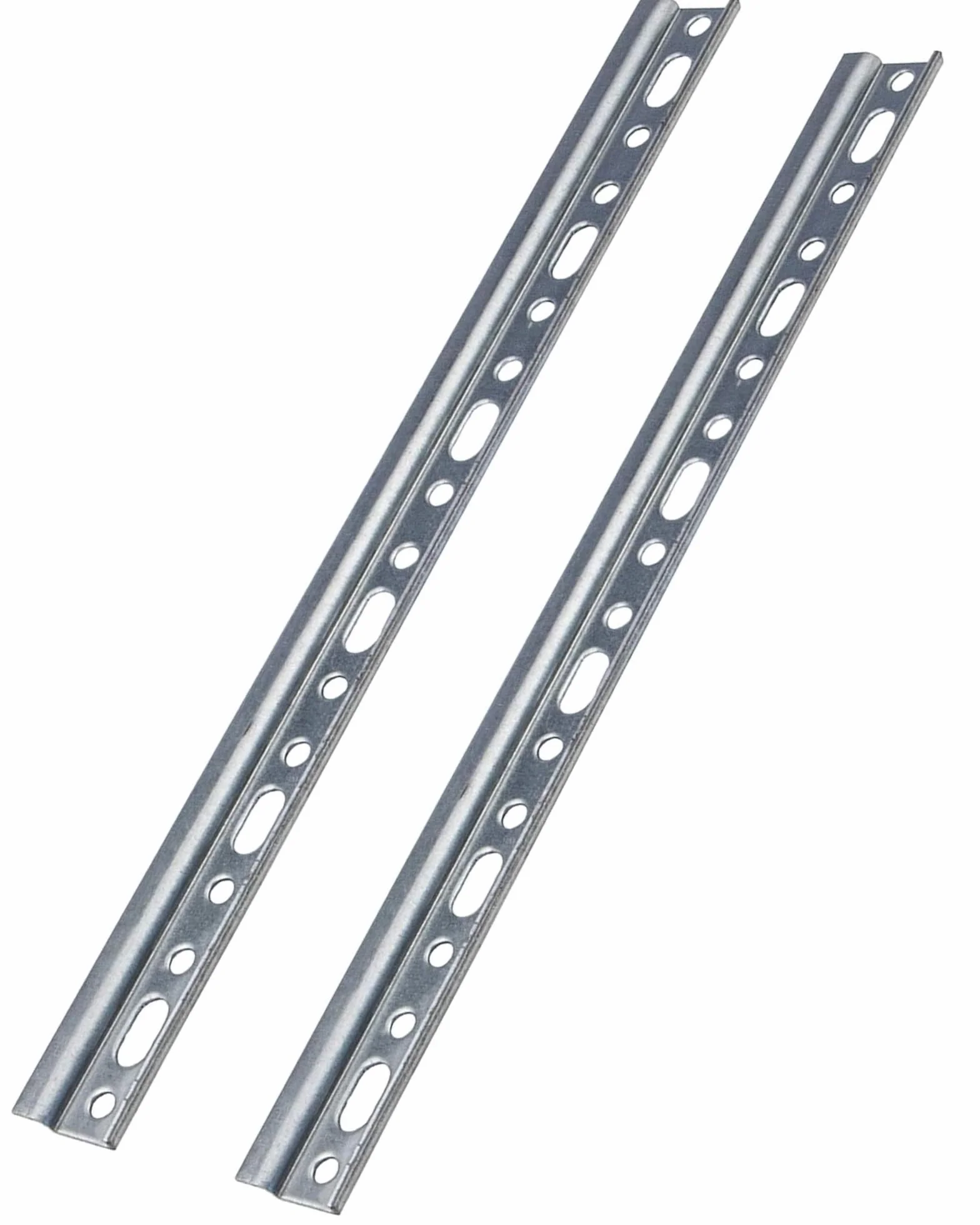 Gedotec Szyna Montażowa do Zawieszania Szafek Górnych, Długość 557 mm, Stal Ocynkowana, Nośność 100 kg, 2 Sztuki Metalowych Szyn Kuchennych