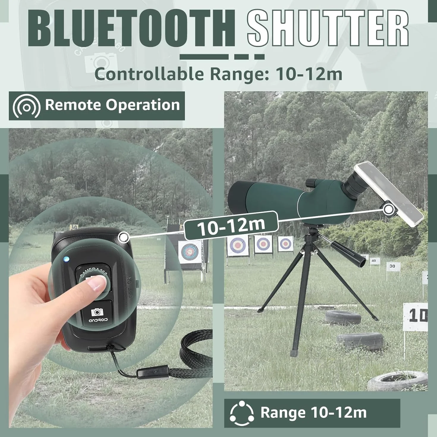 Svbony SV28PLUS Luneta 25-75x70mm FMC BAK4 Bezprzewodowa