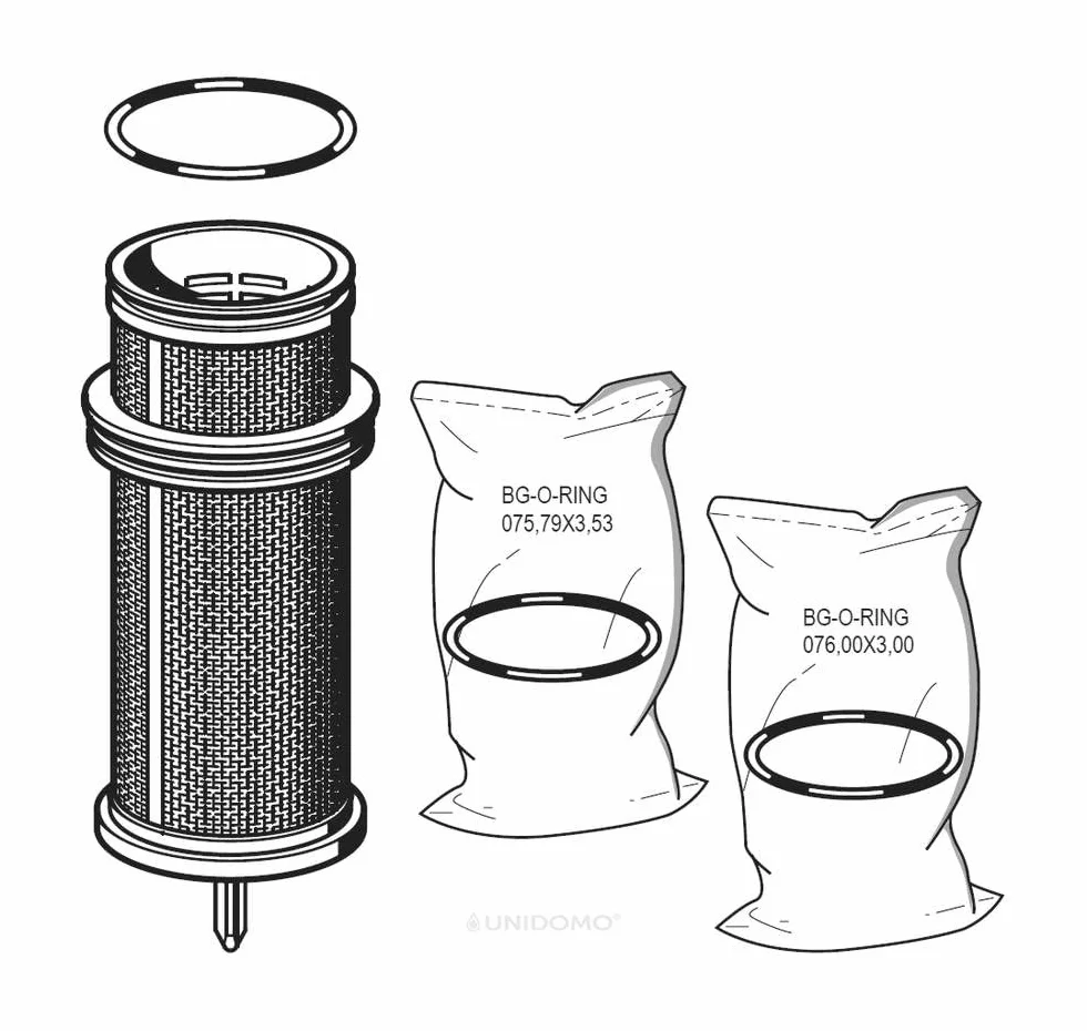 Honeywell AF74-1A-Cartridge 100 mikronów 3/4 "-1" -1. 1/4 "