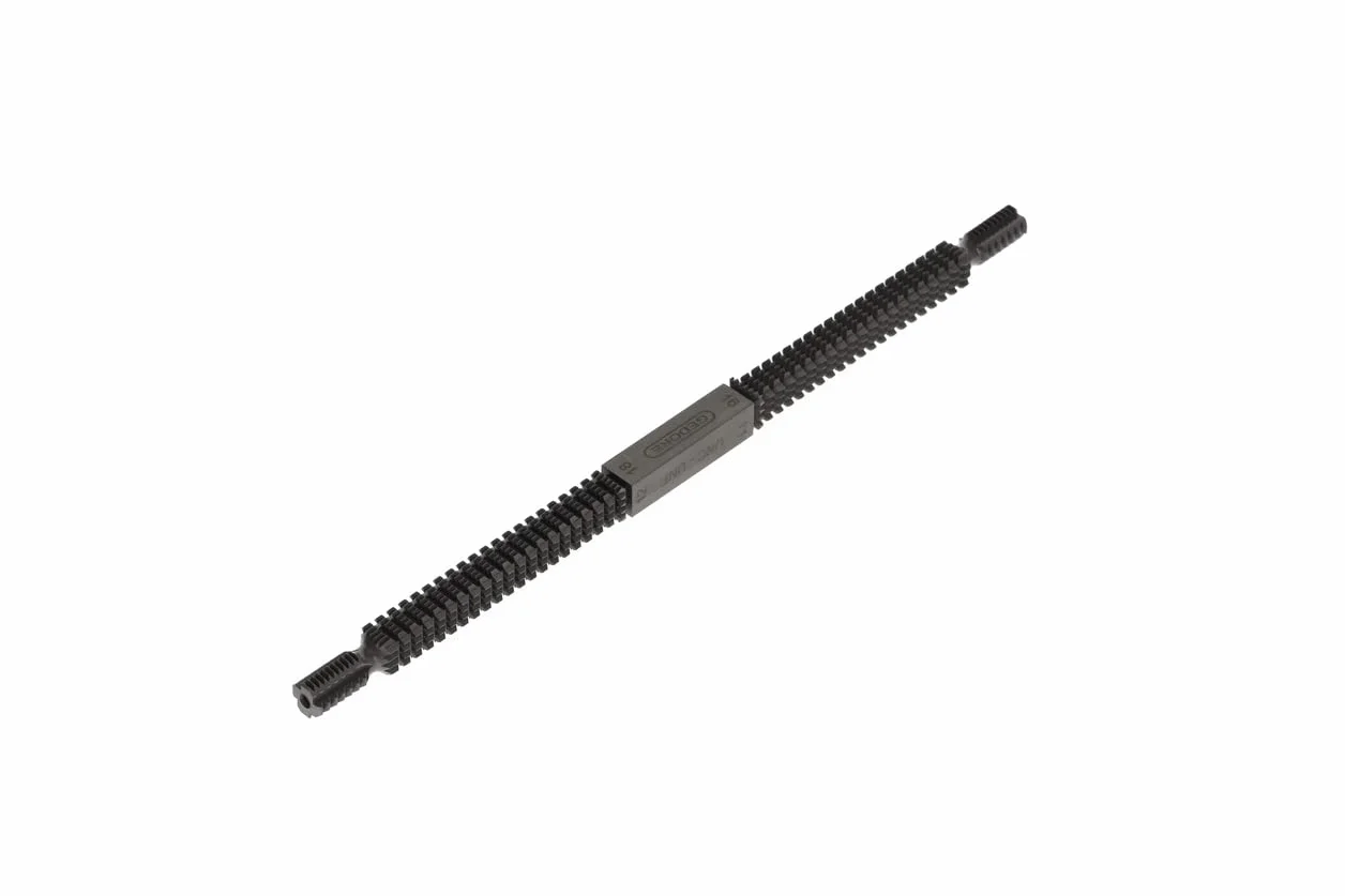 GEDORE Pilnik gwintowany 140A do gwintów wewnętrznych i zewnętrznych, ulepszona stal chromowo-wanadowa, powłoka ISO niklowana, 24 cm - 11 cm