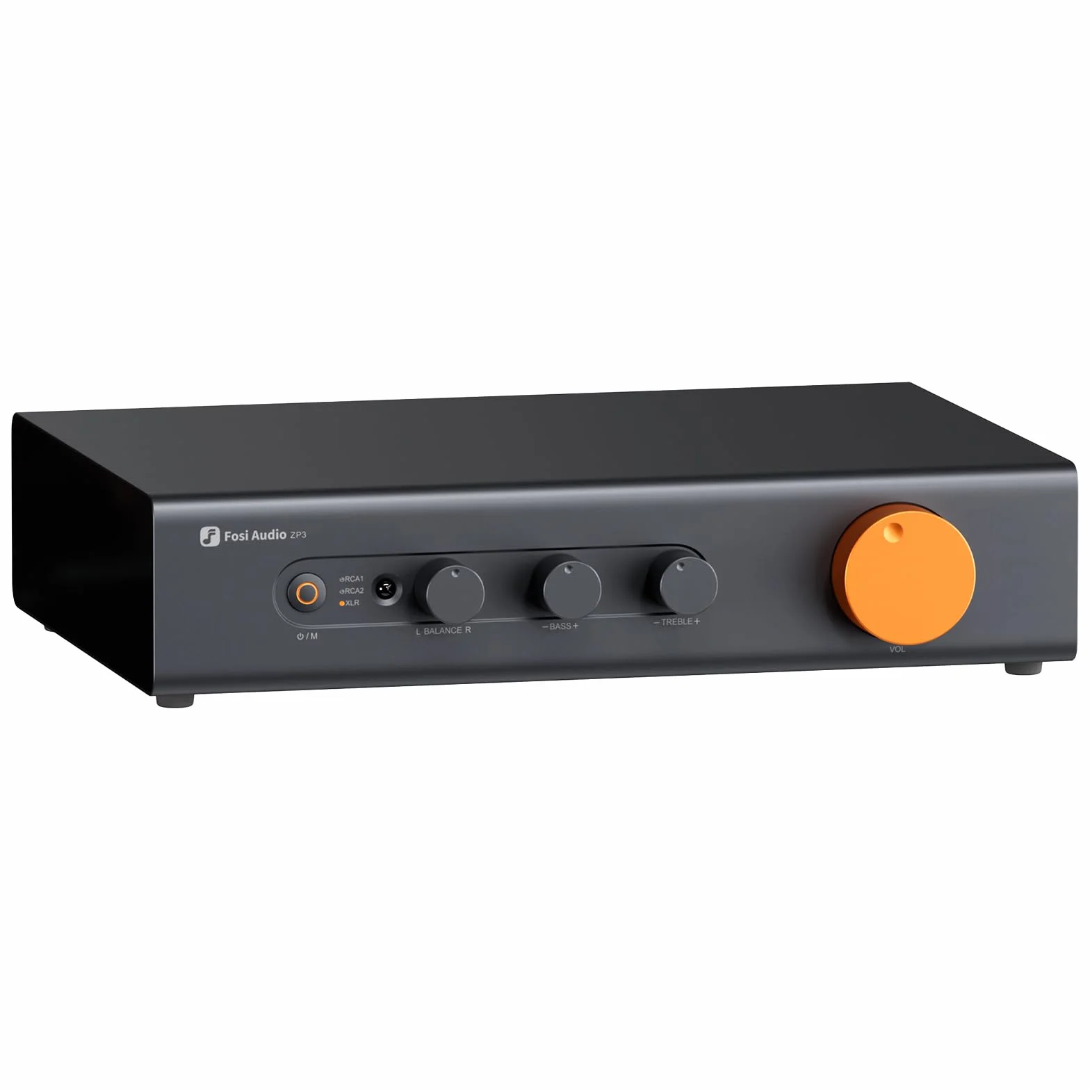 Fosi Audio ZP3 Zbalansowany Przedwzmacniacz, 2 Wejścia RCA i 1 XLR, Wyjścia RCA/XLR i Subwoofera, Filtr Górnoprzepustowy HPF