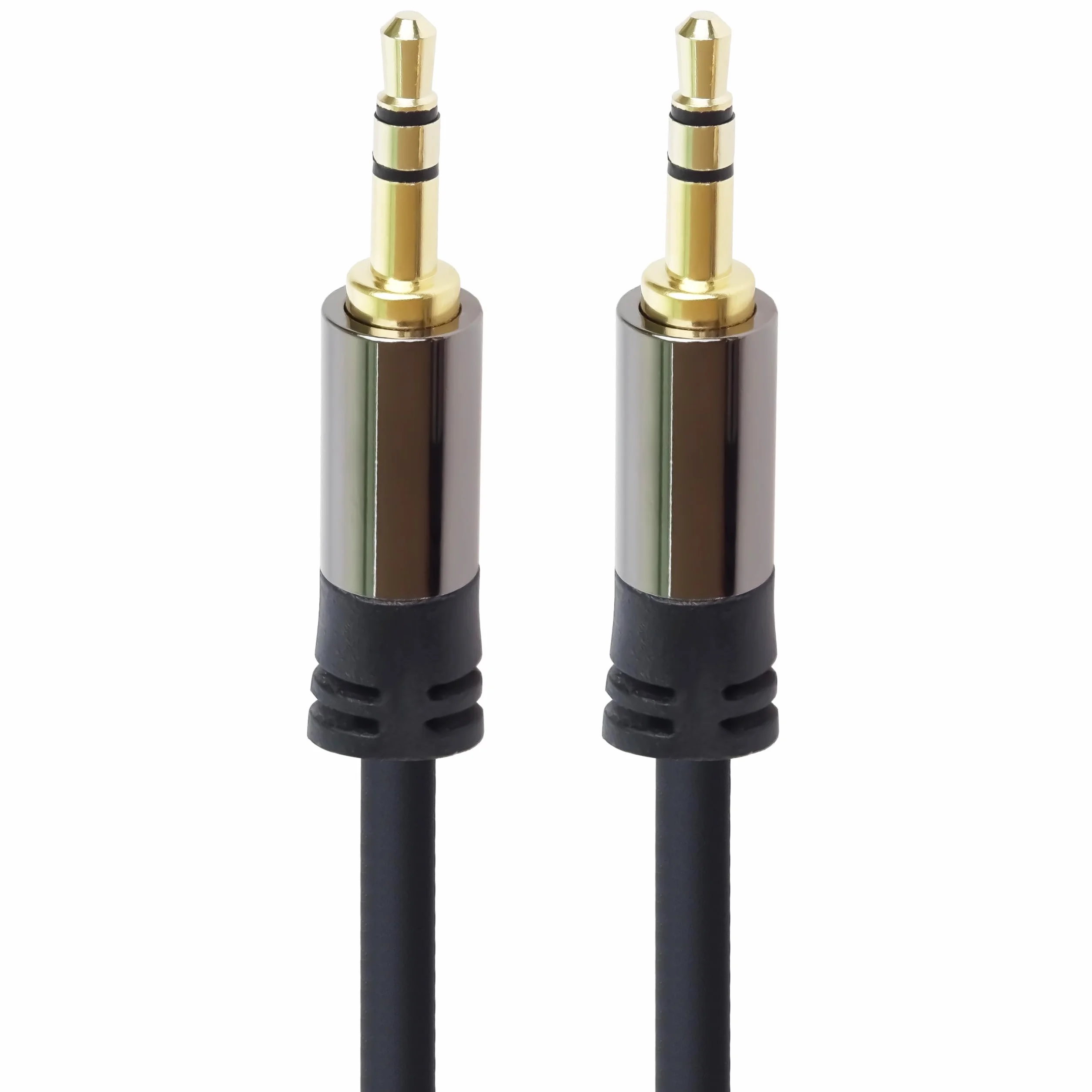 PremiumCord Kabel Stereo HQ Jack 3,5 mm, Wtyczka Jack 3,5 mm do Wtyczki, Kabel Połączeniowy Audio Zestawu Słuchawkowego Aux, Ekranowany, Złącze Metalowe, M/M, Długość 3 m