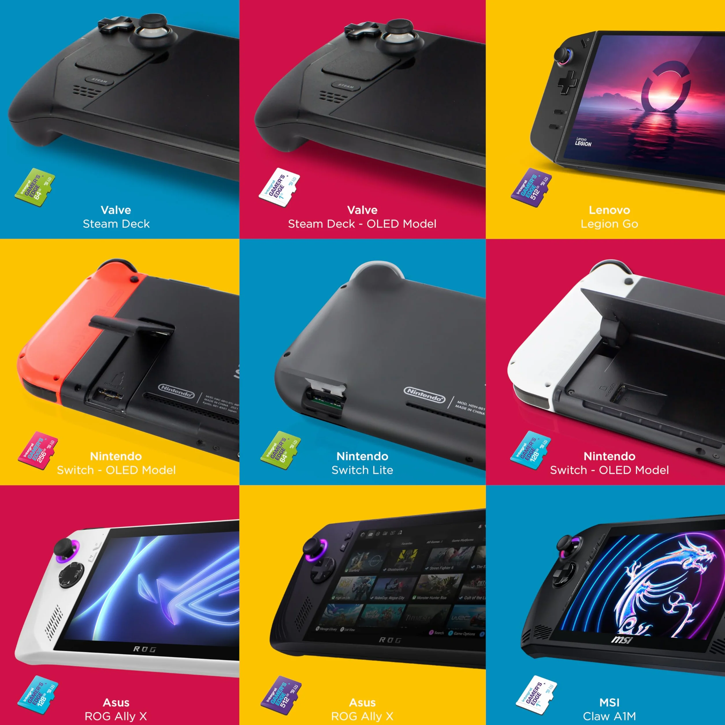 Integral 1TB Gamer's Edge Micro SD Card do Nintendo Switch