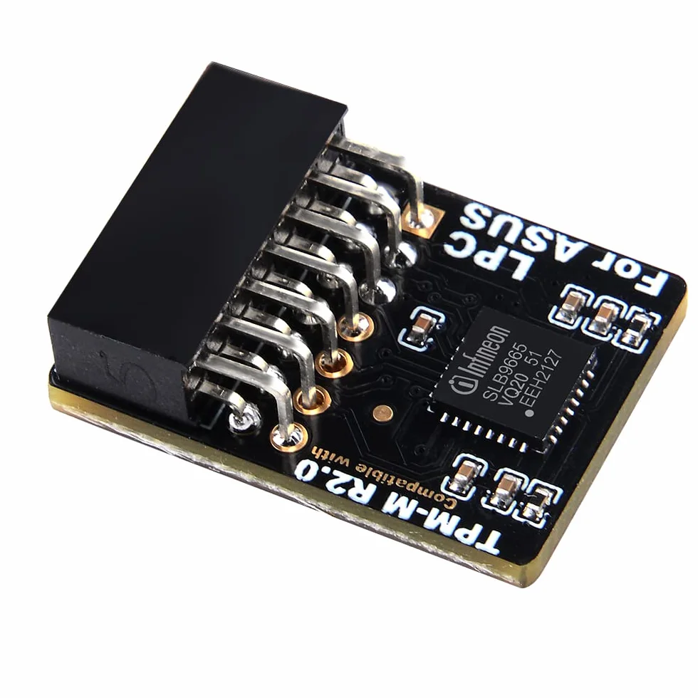 Moduł TPM 2.0 LPC 14-pinowy Infineon SLB9665 do płyty głównej ASUS kompatybilny z TPM-M R2.0
