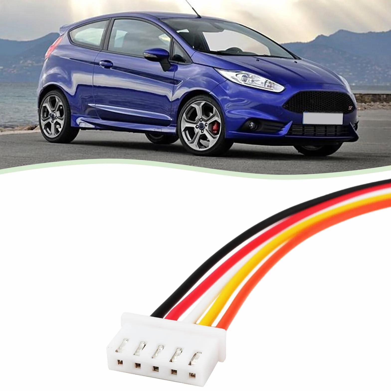 1szt Wtyczka wejściowa głośnika wysokiego poziomu 5Pin JST Złącze głośnikowe samochodowe 2,54mm 22AWG Kompatybilne z JL AUDIO JX250 JX360 JX400 JX500 JX1000 20cm
