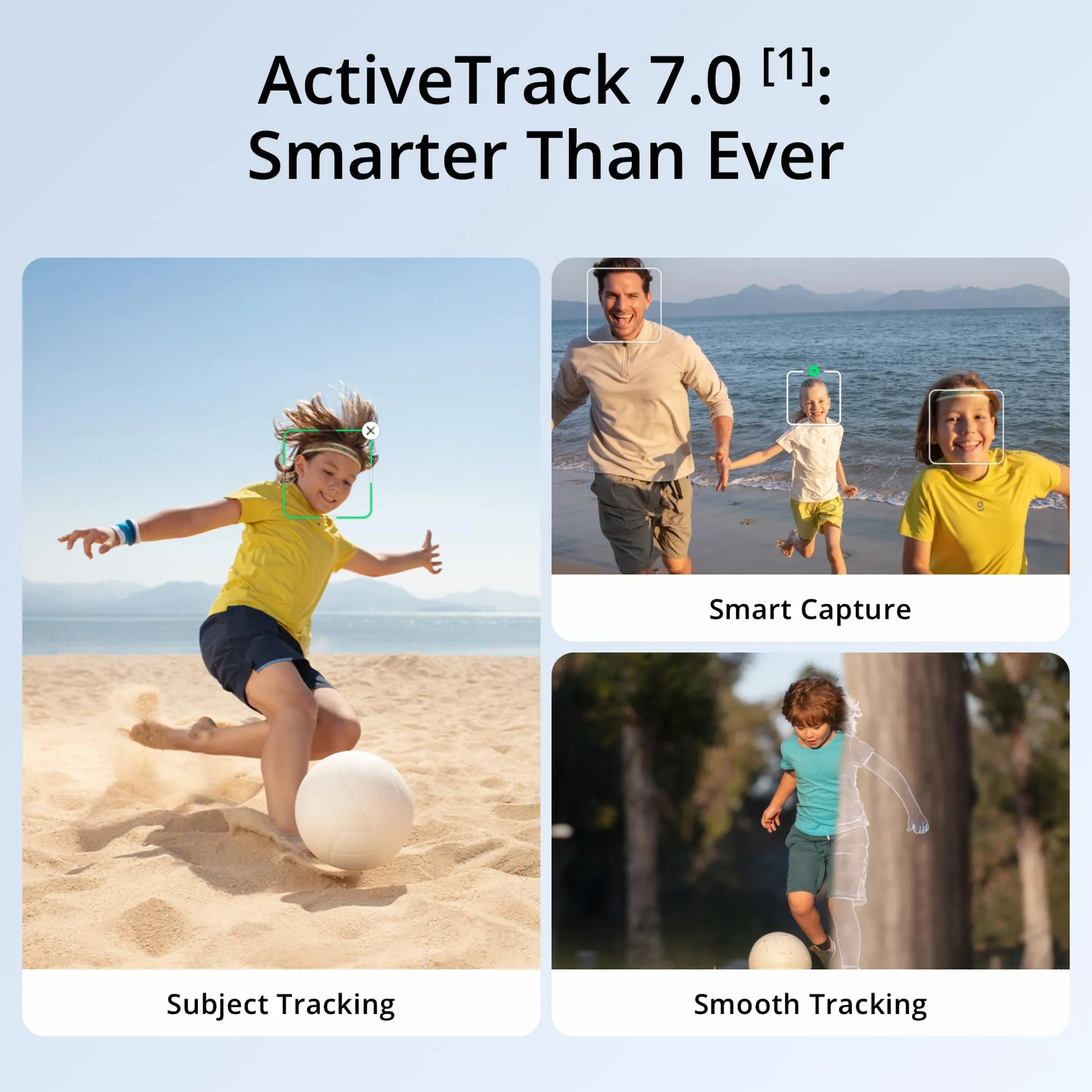 DJI Osmo Mobile 7 3-osiowy stabilizator gimbala do telefonu, ActiveTrack 7.0, wbudowany statyw