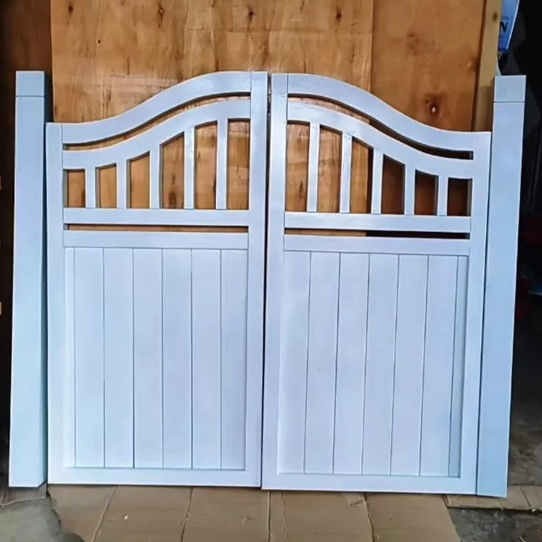 Drewniana brama ogrodzeniowa w stylu vintage, z zatrzaskiem, trwały sprzęt do drzwi szopy zewnętrznej, na patio, trawnik i podwórko, stylowe wejście do ogrodu