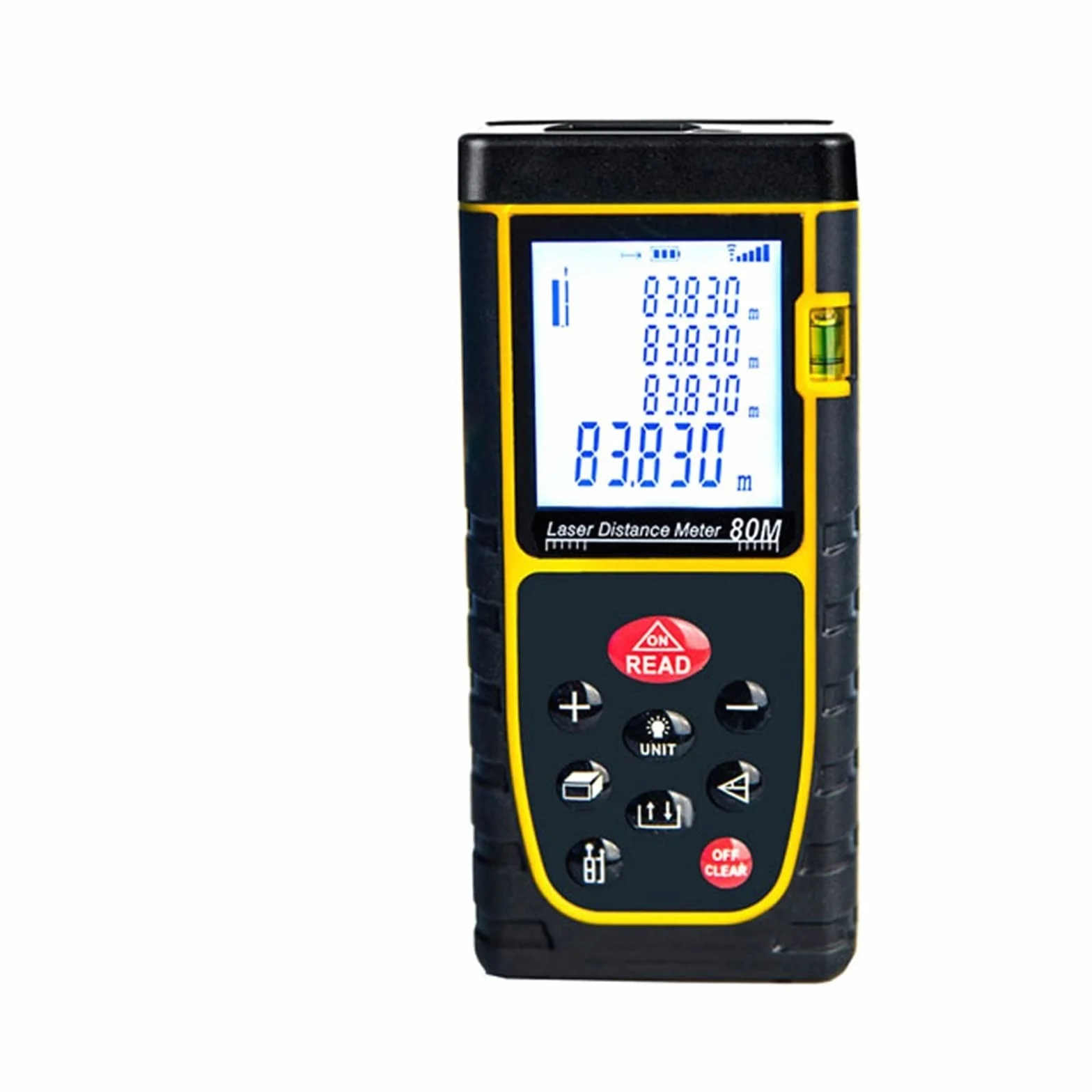 Poziomica laserowa dalmierz miernik odległości 40M 60M 80M 100M dalmierz laserowy linijka Finder Diastimeter taśma miernicza D1013(80m)