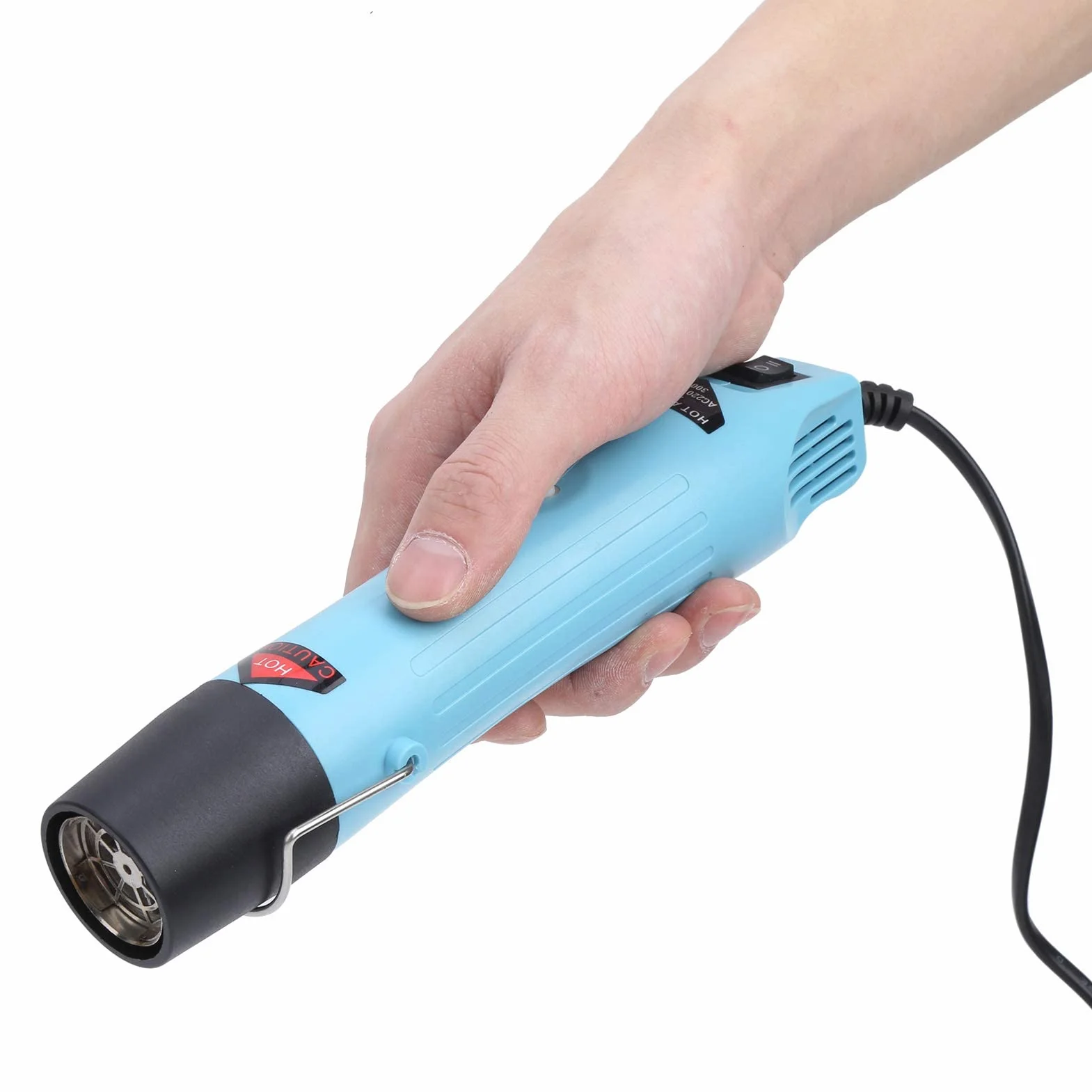 Opalarka, GJ-803 300W Opalarka z regulacją temperatury z dyszami do formowania plastiku, papieru suszącego, rurek termokurczliwych