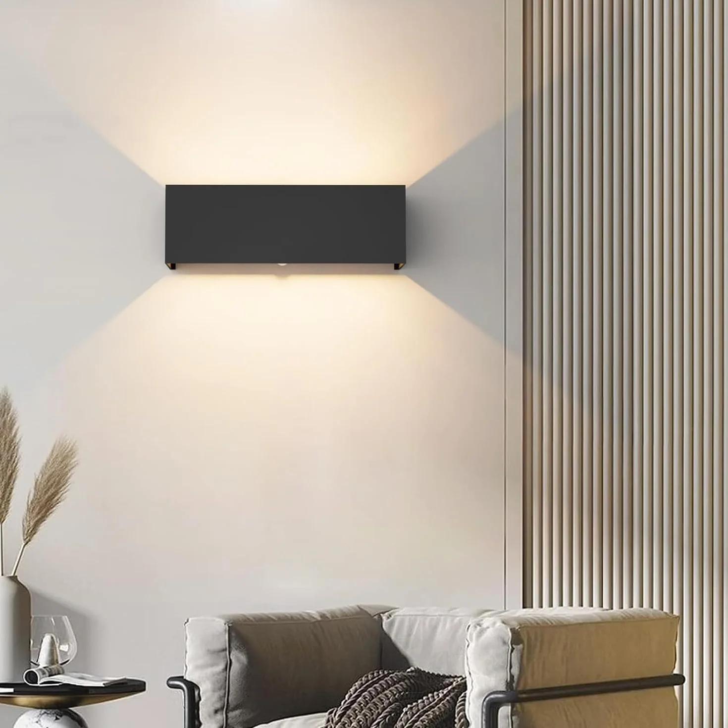 Klighten 30W Lampa zewnętrzna z czujnikiem ruchu 2 szt. Regulowana wiązka światła