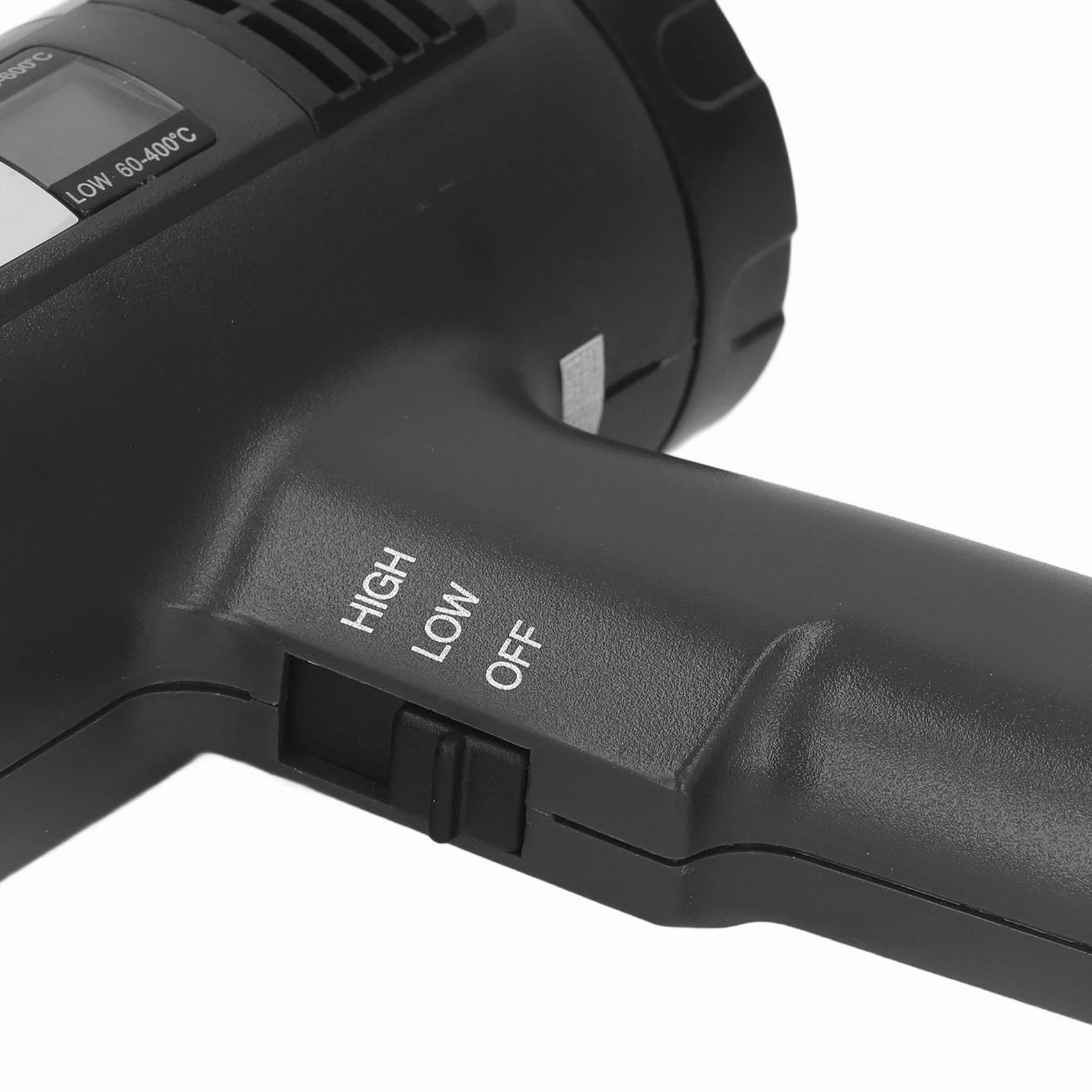 Bezszczotkowa opalarka z wyświetlaczem LCD HD, moc wyjściowa o dużej wytrzymałości 1800 W, wtyczka EU 220 V, regulowana temperatura od 60 do 600 stopni Celsjusza, podwójny