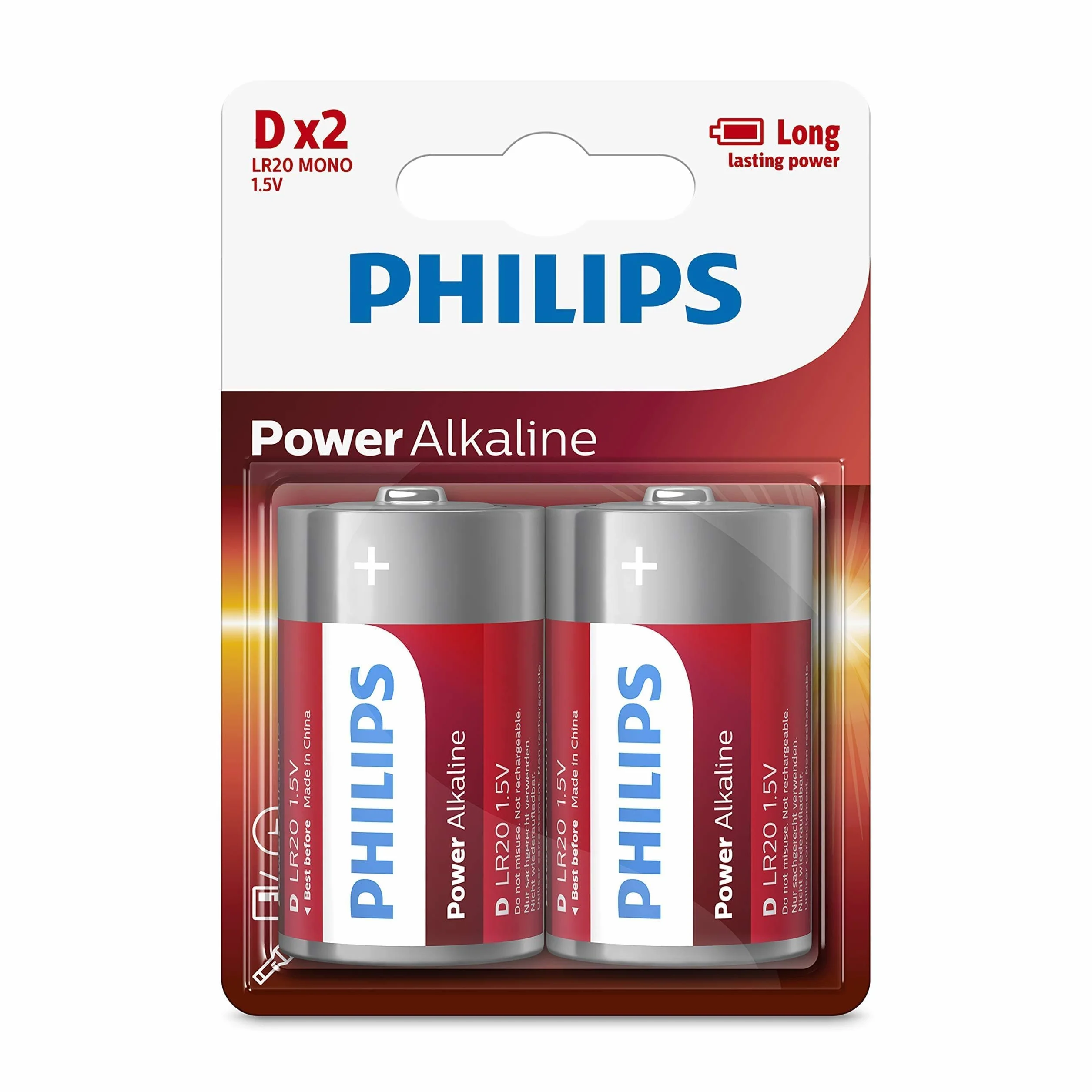 Philips Power Alkaline Baterie 2 szt.