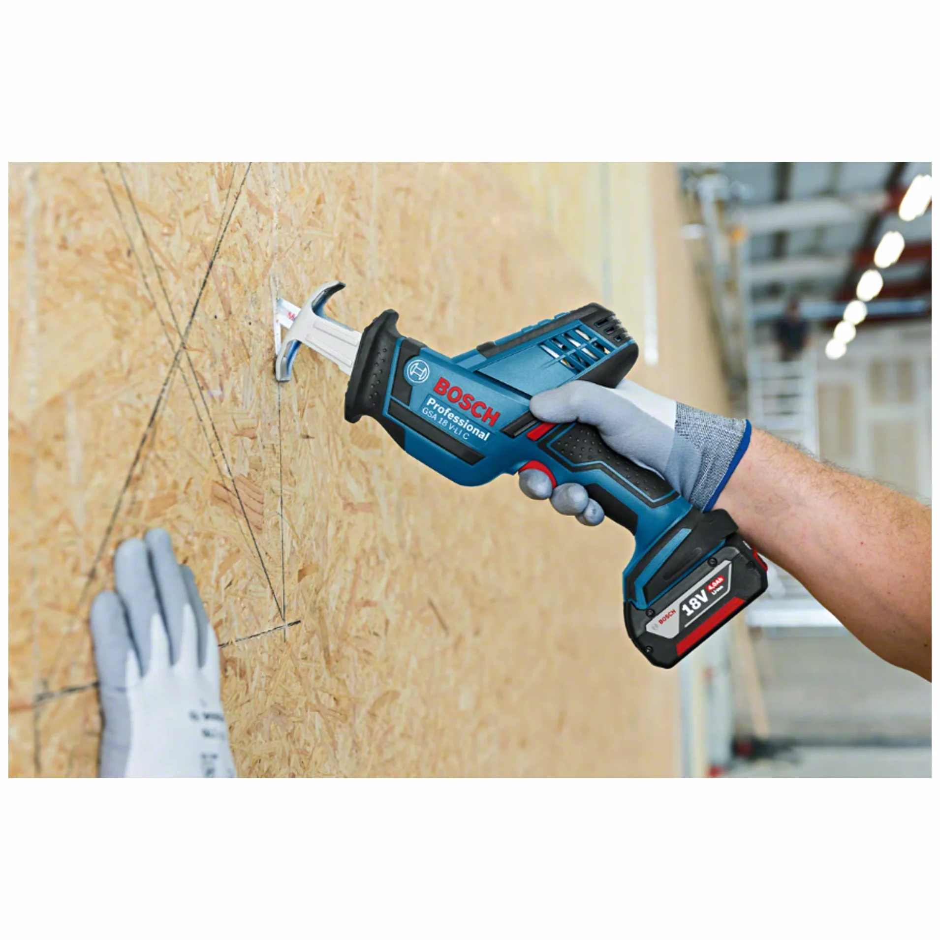 Bosch Professional GSA 18V-LI C akumulatorowa piła szablasta 18V L-BOXX