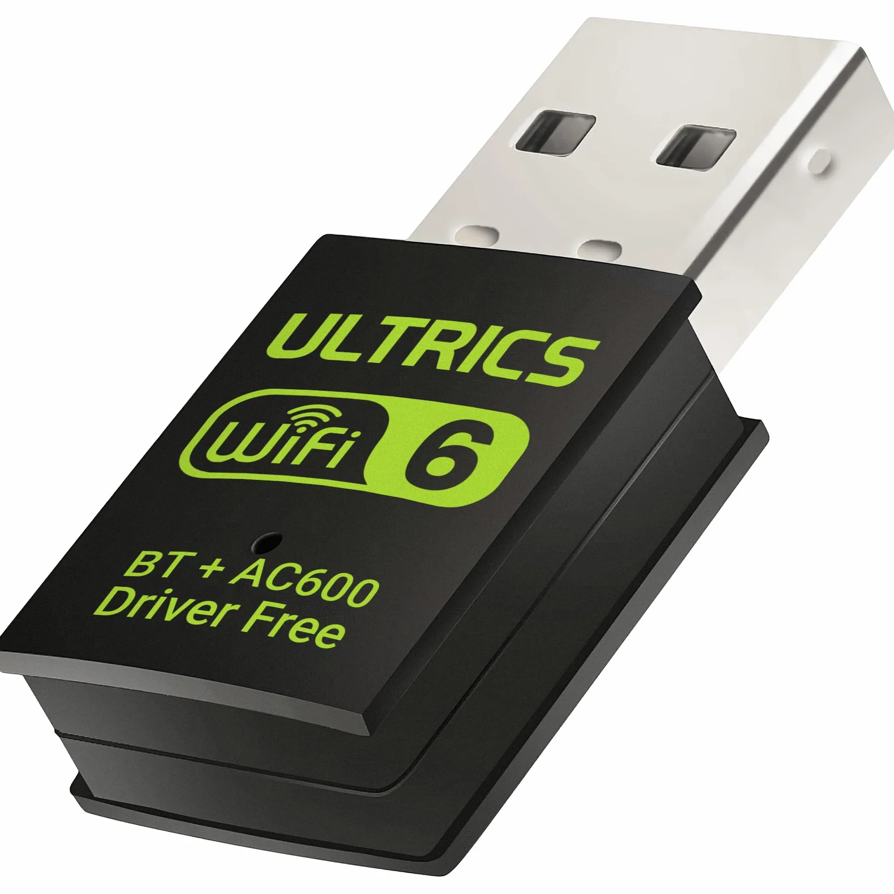 ULTRICS Adapter Bluetooth WiFi USB 5GHz/2.4GHz Dwuzakresowy Bezprzewodowy 600 Mb/s Odbiornik Sieci Mini Klucz Sprzętowy