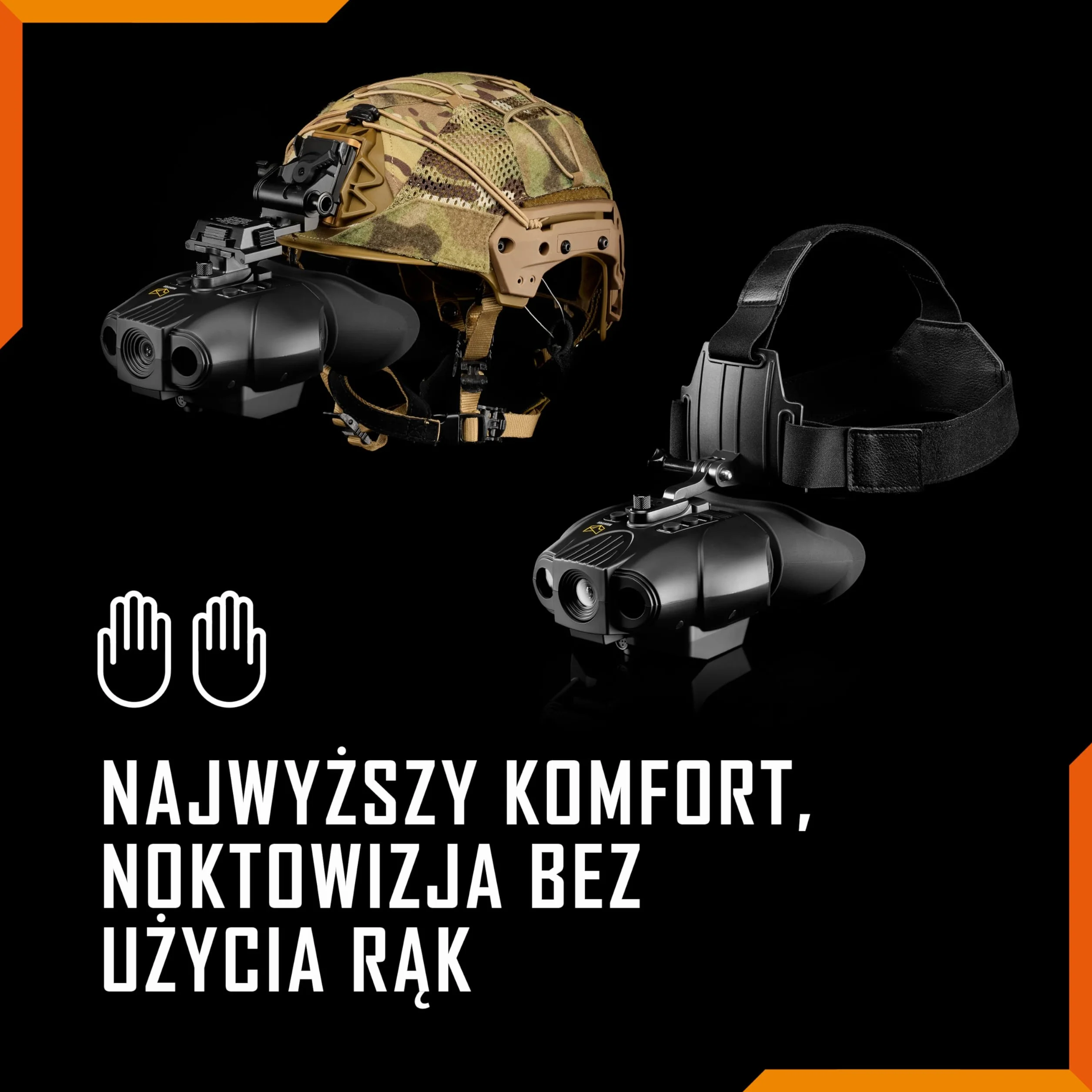 Nightfox Swift 2 Pro Gogle noktowizyjne cyfrowe HD 1080P z podczerwienią