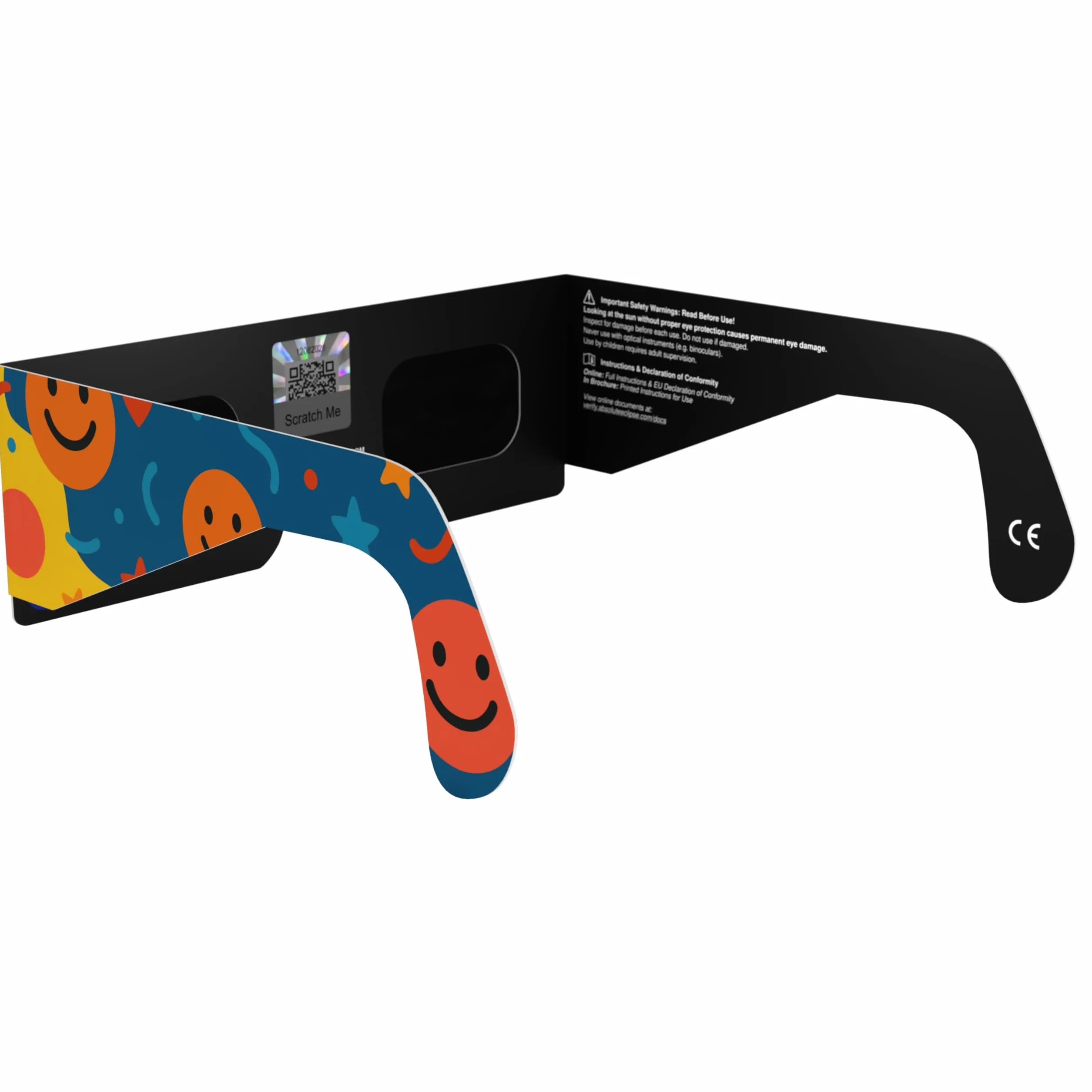 Absolute Eclipse Zabawne okulary do zaćmienia słońca hurtowo - testowane przez ISO 12312-2 i certyfikat CE - zalecany przez AAS producent UE - 2026 Eclipse Europe