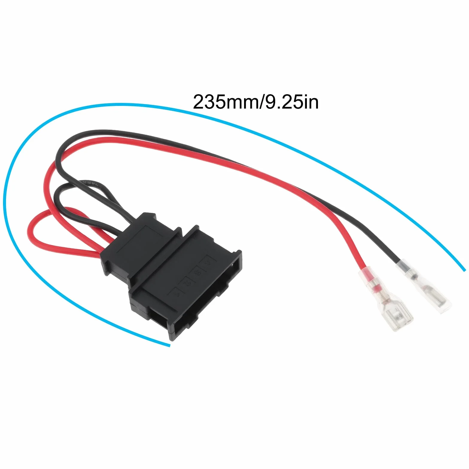 OTOTEC 2 x wiązka przewodów głośników samochodowych CT55-VW02/1 kompatybilna z Volkswagen Transporter T5/T5.1