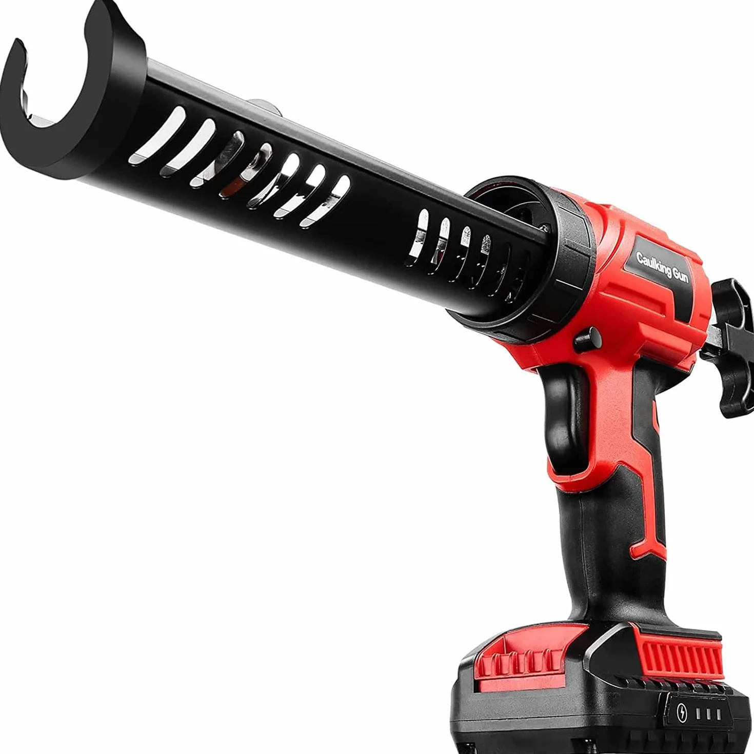Silikonowy pistolet do uszczelniania, zasilany bateriami, wytrzymały aplikator do uszczelniaczy, klejów i uszczelniaczy, zawiera dysze - 300 ml wkład i kompatybilny z kiełbasą