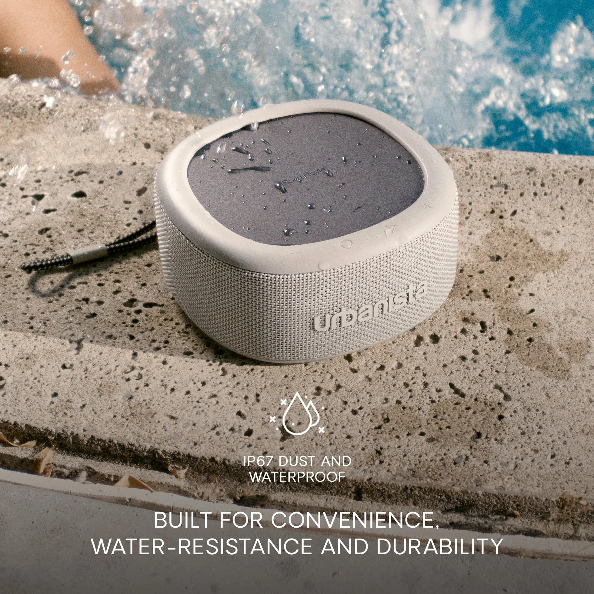 Urbanista Malibu Przenośny głośnik Bluetooth ładowany energią słoneczną