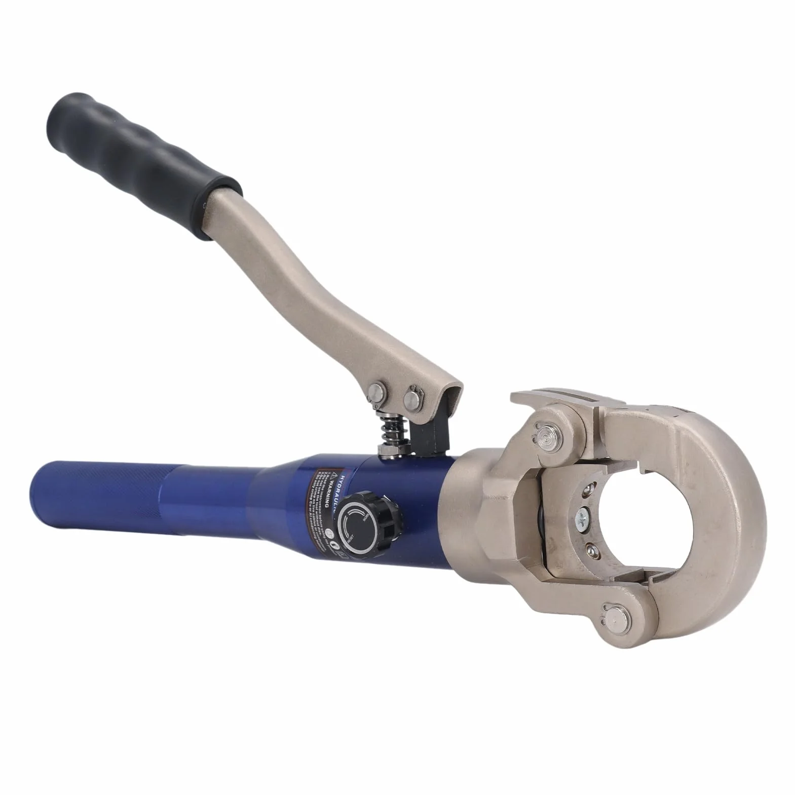 Hydrauliczna Prasa do Miedzi, Narzędzie do Zaciskania Rur 60KN Złączek Rur Miedzianych 1/2 Cala, 3/4 Cala, 1 Cal, 3 Matryce, Obcinak, Zaciskarka Hydrauliczna