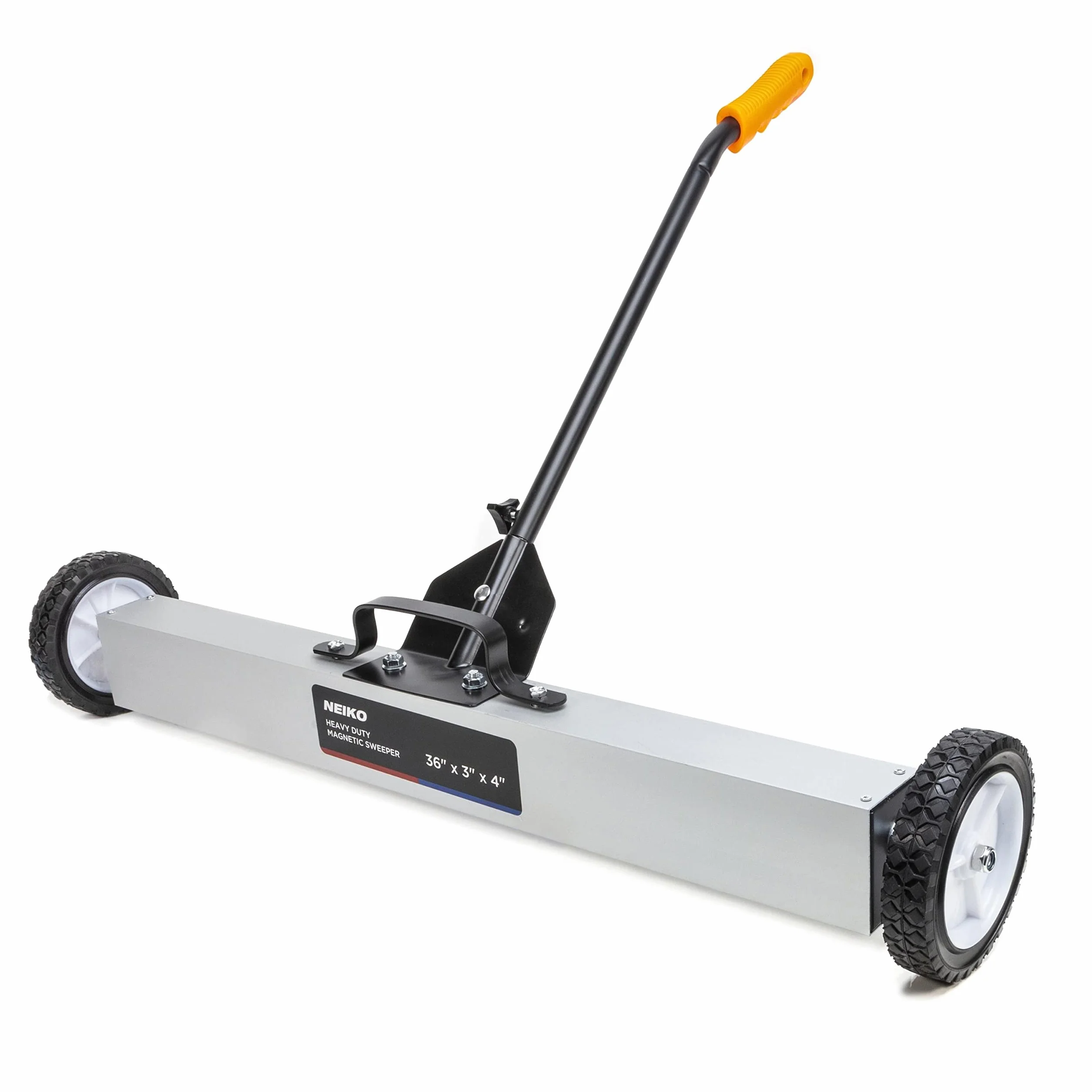 NEIKO 53418A Zamiatarka magnetyczna z kółkami, regulowanym uchwytem i magnesem podłogowym, wytrzymały magnes do podnoszenia paznokci, nośność 25 kg