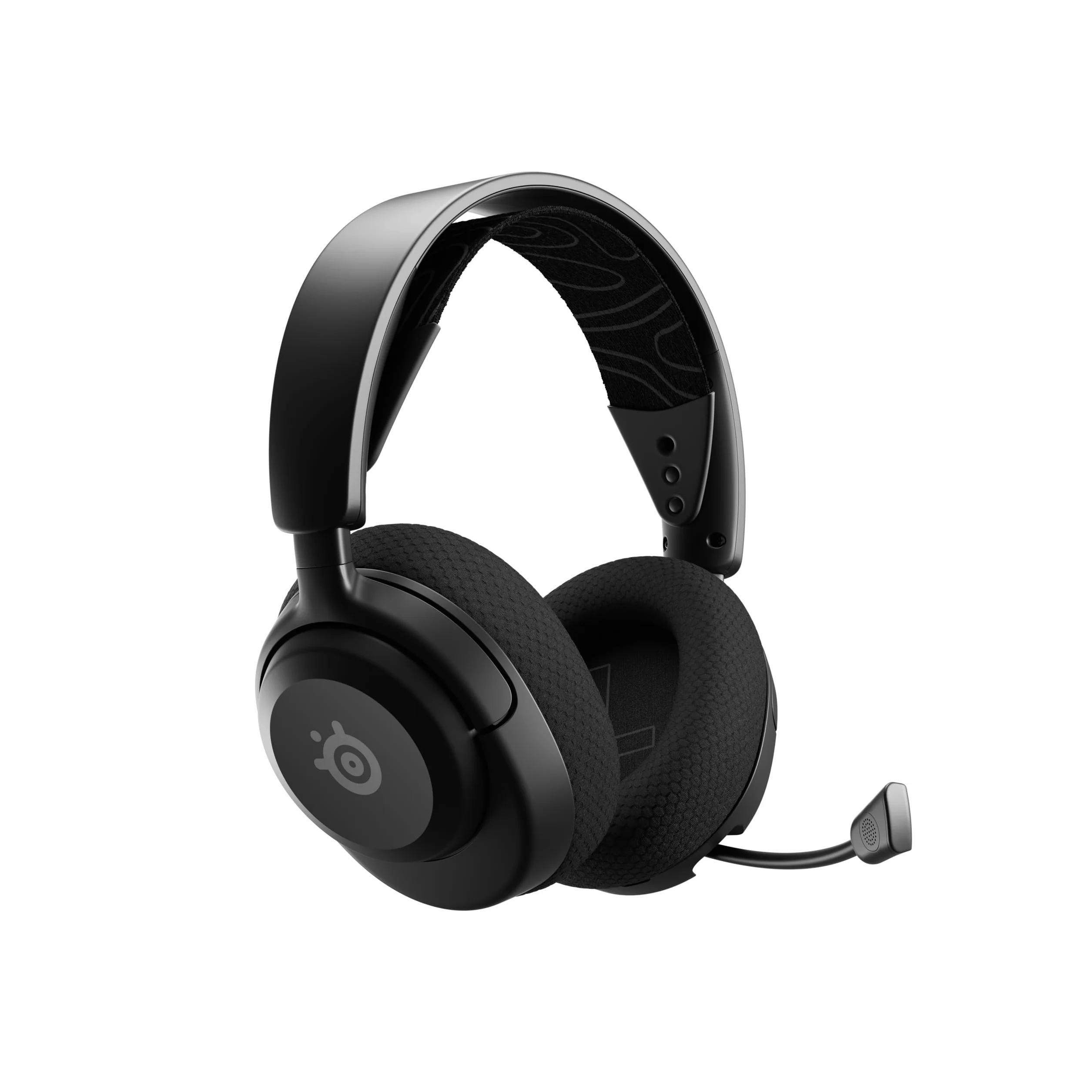 SteelSeries Arctis Nova 5 -słuchawki wi-fi do gier– neodymowe przetworniki magnetyczne– Ponad 100 ustawień wstępnych dźwięku– 60 godz baterii– 2,4 GHz lub BT– Mik.ClearCast Gen2– PC,PS5,Switch,telefon