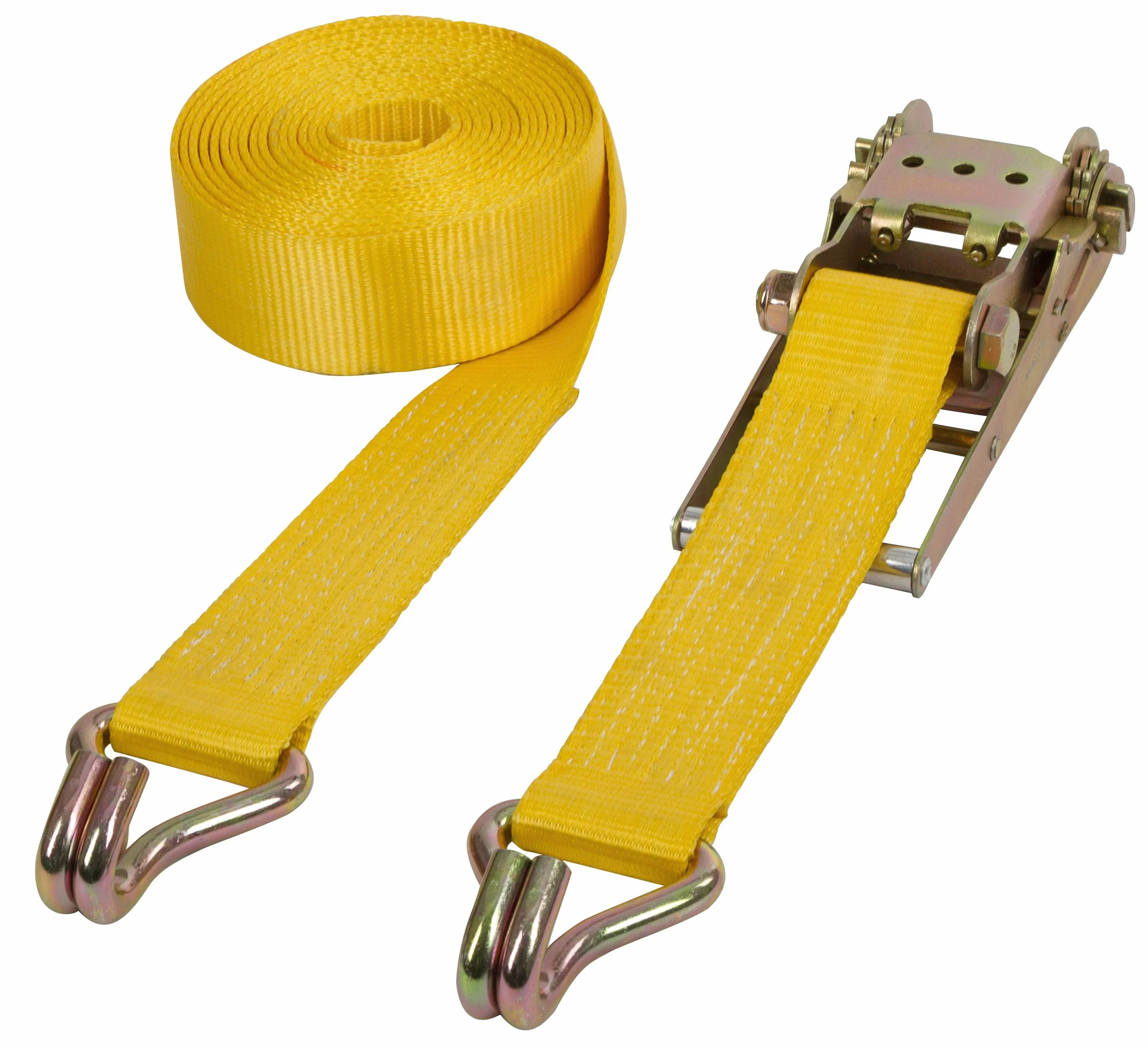 Kerbl 37190 pas do dużych obciążeń 2-częściowy, żółty, 75 mm, 8 m, 10 kg