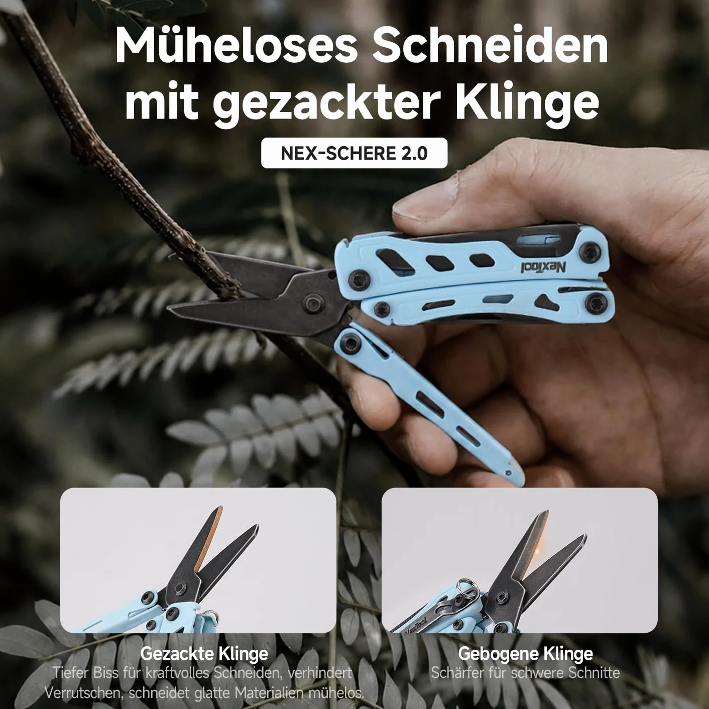 NexTool Multitool F12 Mini Flagship narzędzie wielofunkcyjne 13 w 1, narzędzie wielofunkcyjne do breloczków z nożyczkami ząbkowanymi, pilnikiem, blokadą bezpieczeństwa, ulepszona stal 80CrMoV14 do EDC
